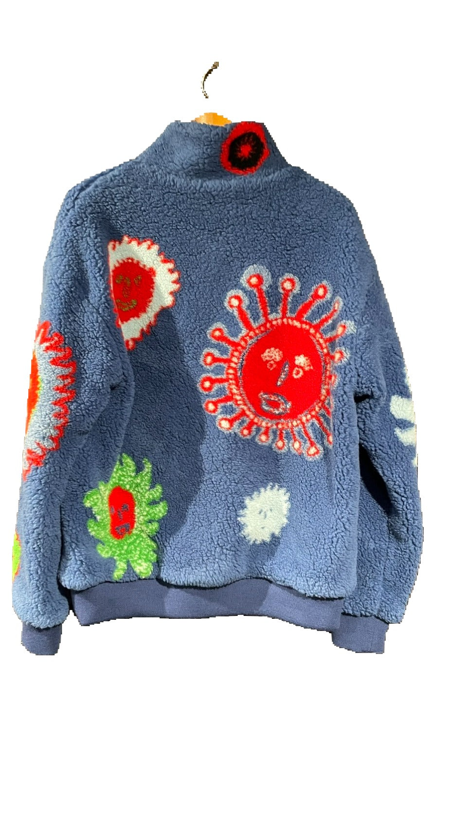 ルイ・ヴィトン LOUIS VUITTON 草間彌生 ボア フリース メンズ Lサイズ