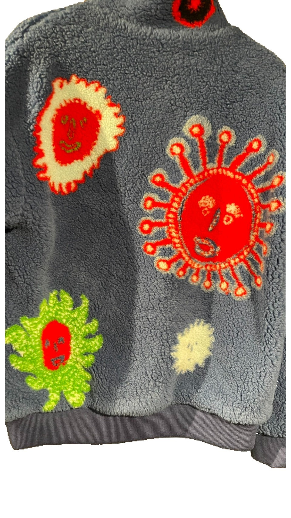 ルイ・ヴィトン LOUIS VUITTON 草間彌生 ボア フリース メンズ Lサイズ