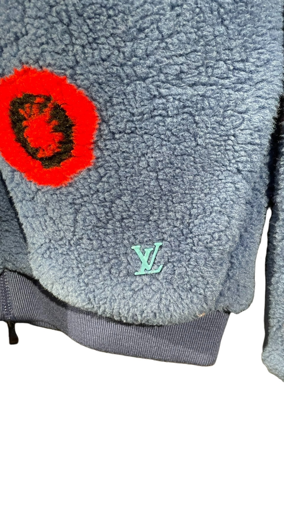 ルイ・ヴィトン LOUIS VUITTON 草間彌生 ボア フリース メンズ Lサイズ