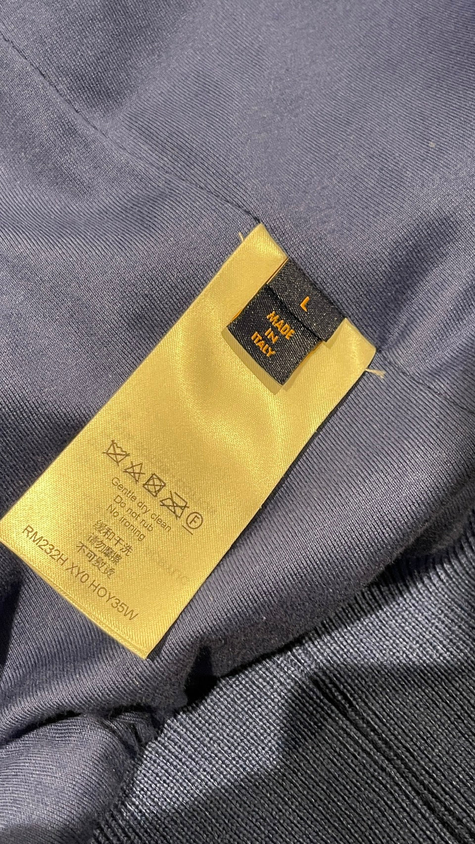 ルイ・ヴィトン LOUIS VUITTON 草間彌生 ボア フリース メンズ Lサイズ