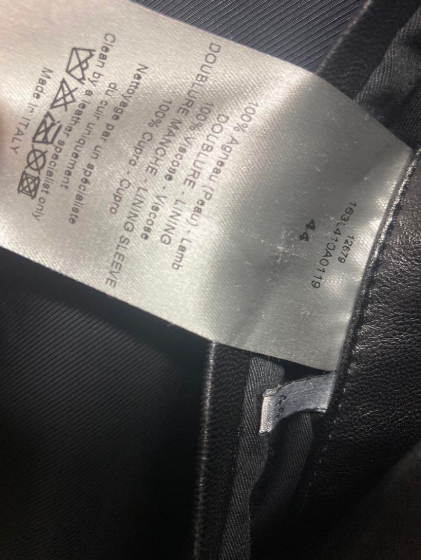 ディオールオム レザージャケット