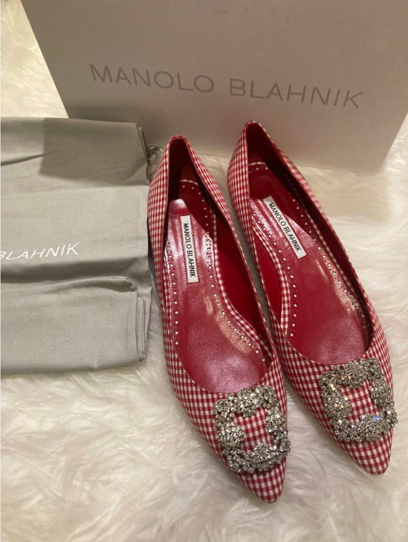 マノロブラニク ハンギシ パンプス