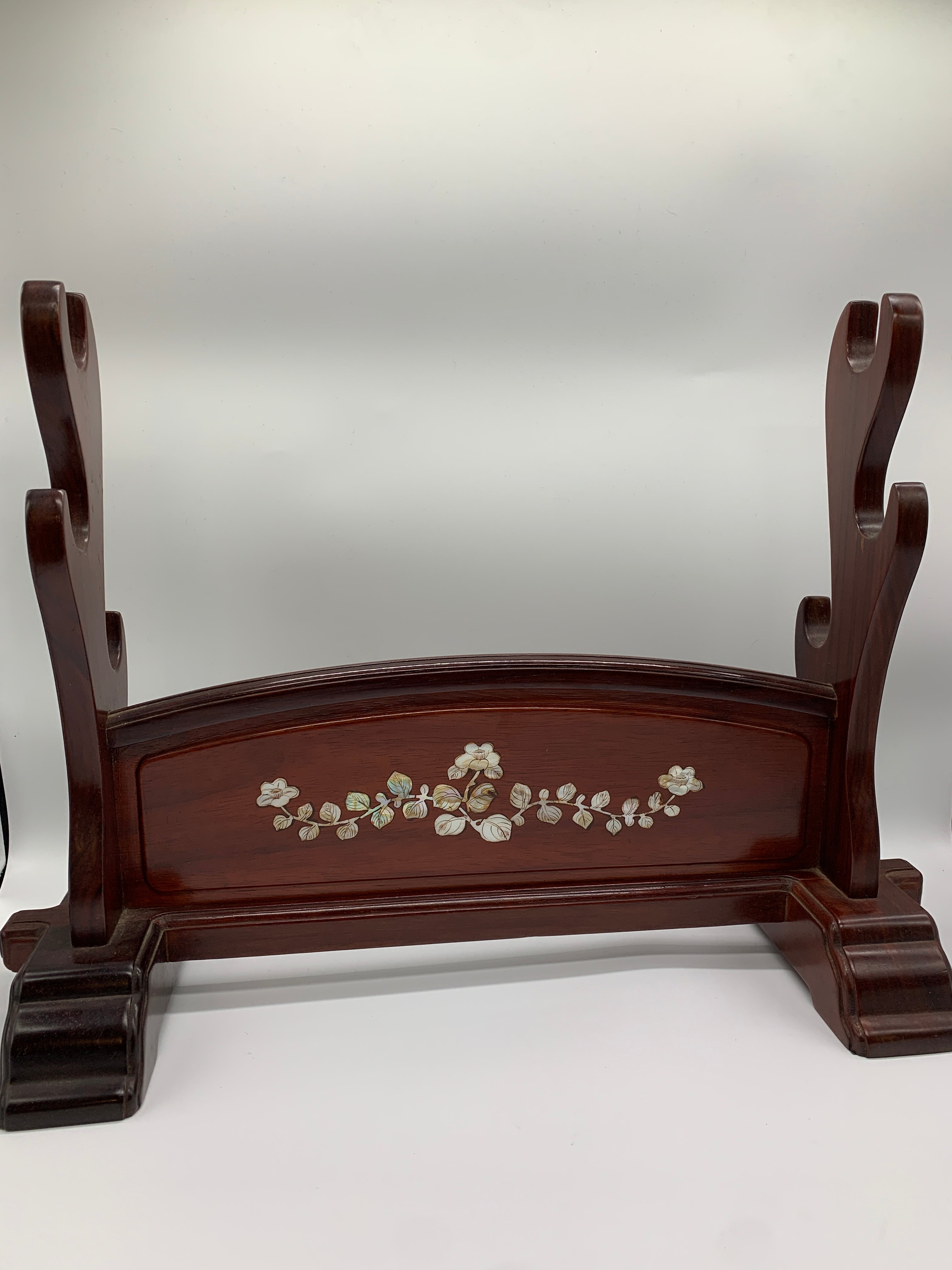 二段刀掛け 螺鈿細工