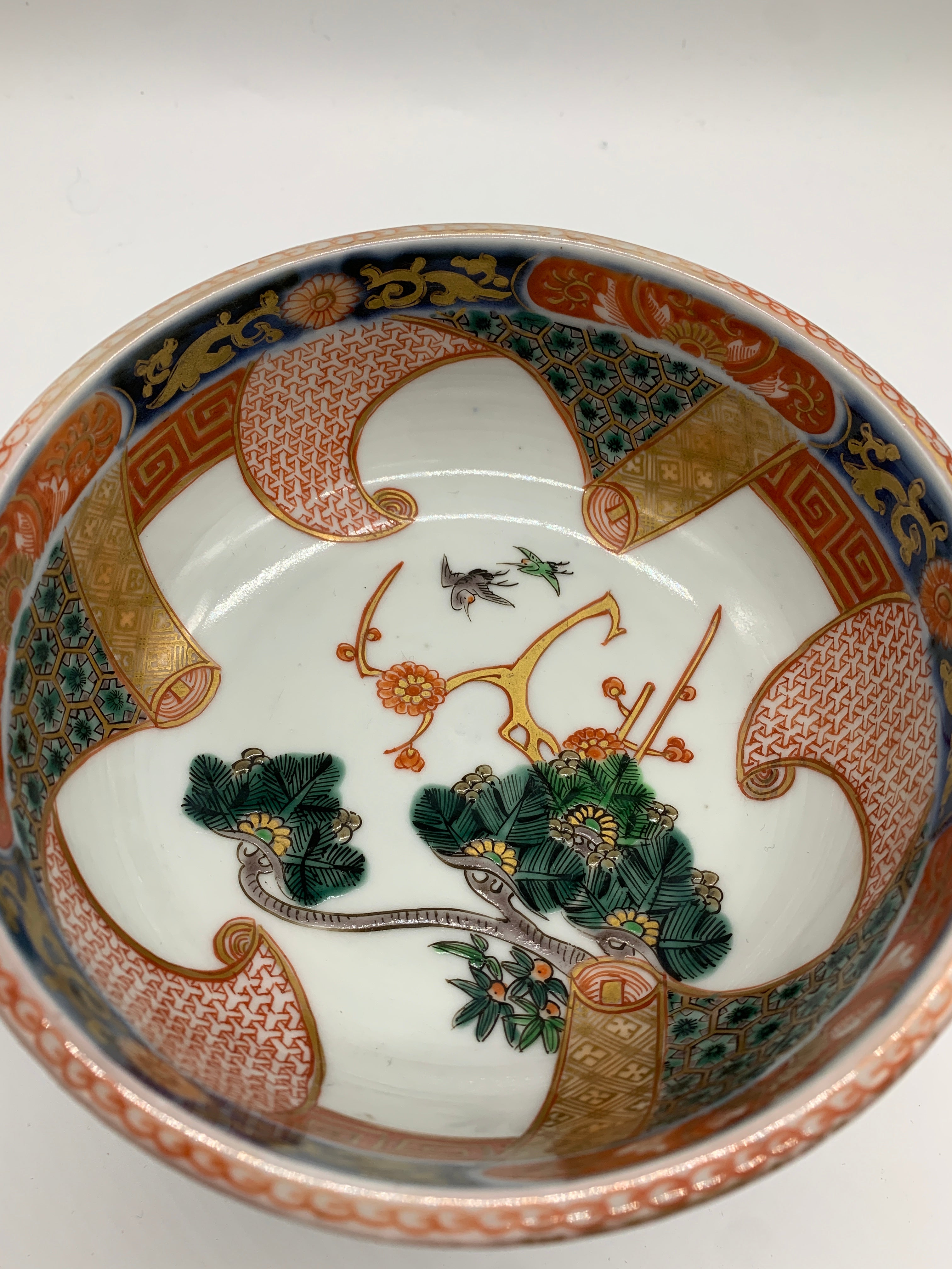 盃洗 伊万里焼 赤絵