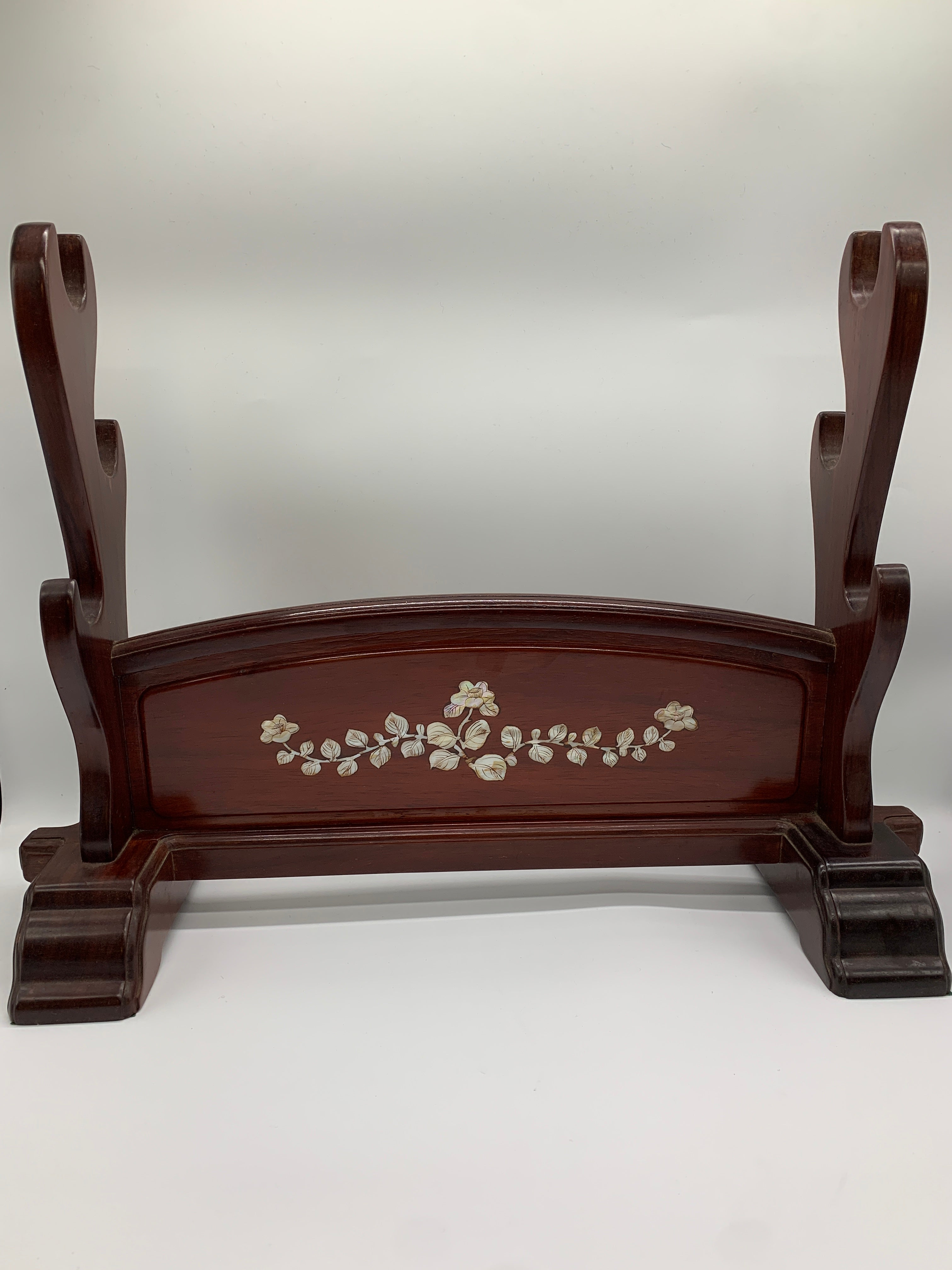 二段刀掛け 螺鈿細工