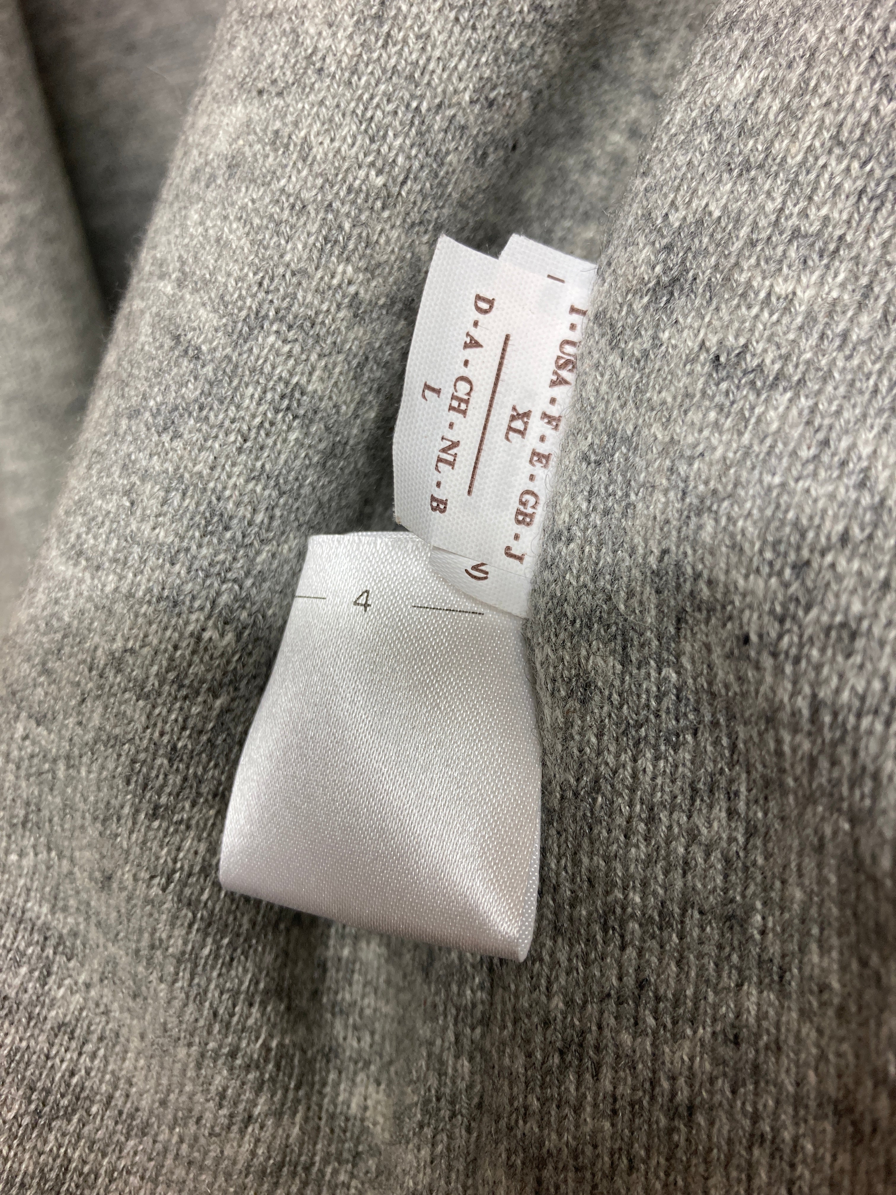 ブルネロクチネリ カシミヤ レザーニット ジャケット