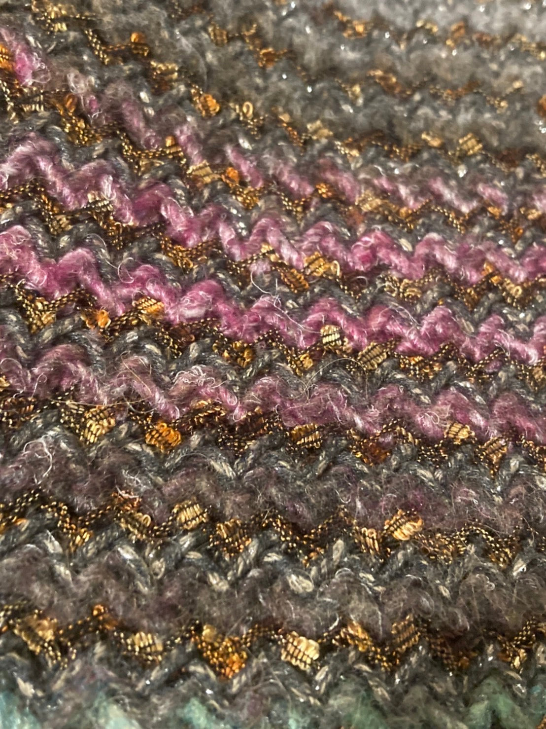 シャネル グラデーション ニットワンピース