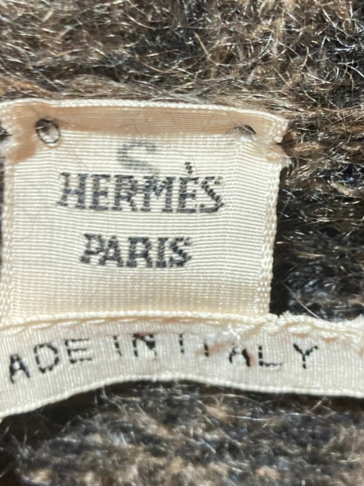 エルメス モヘヤ ガウンコート