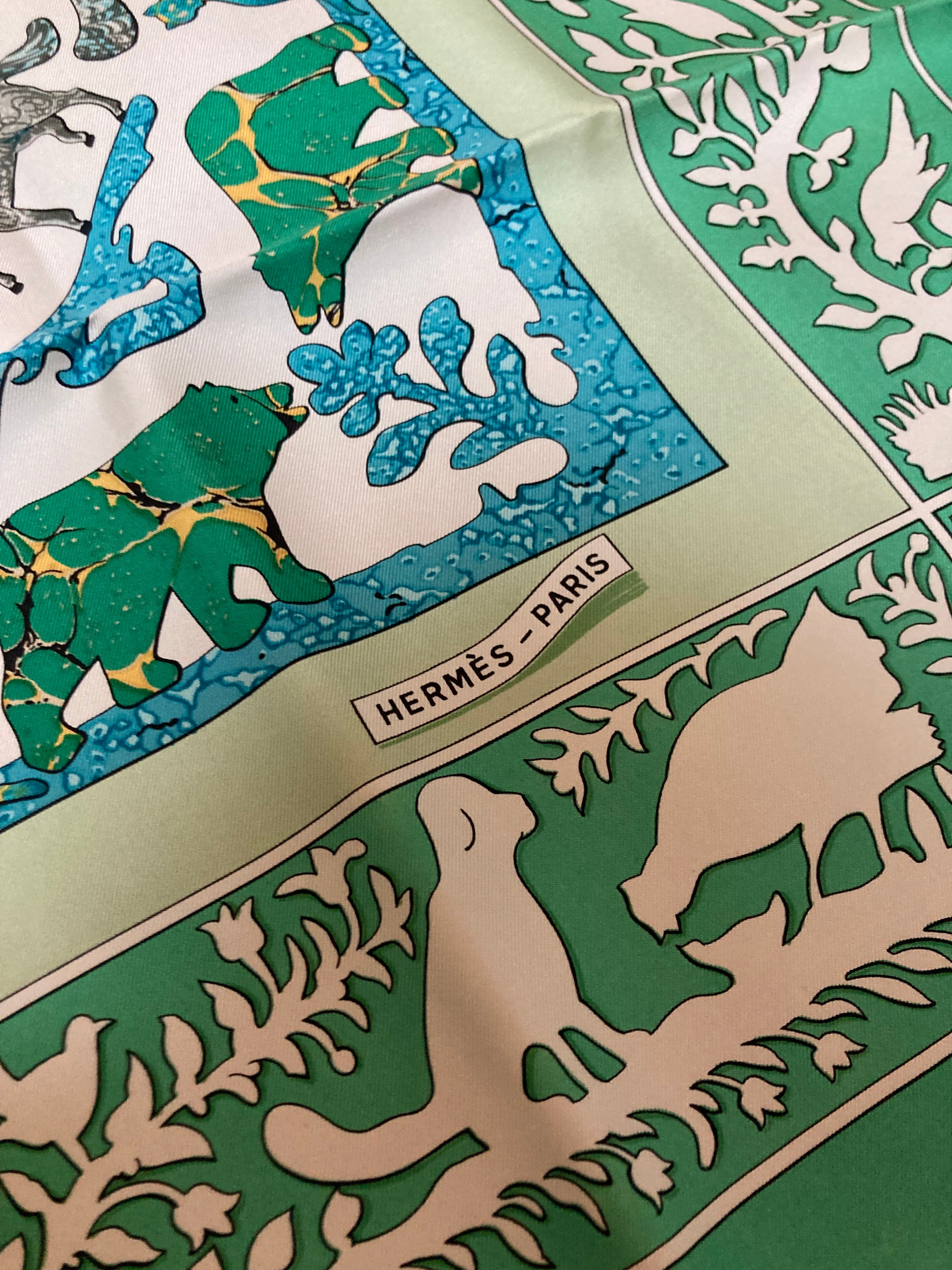 エルメス カレ90 スカーフ EARLY AMERICA(古き良きアメリカ)