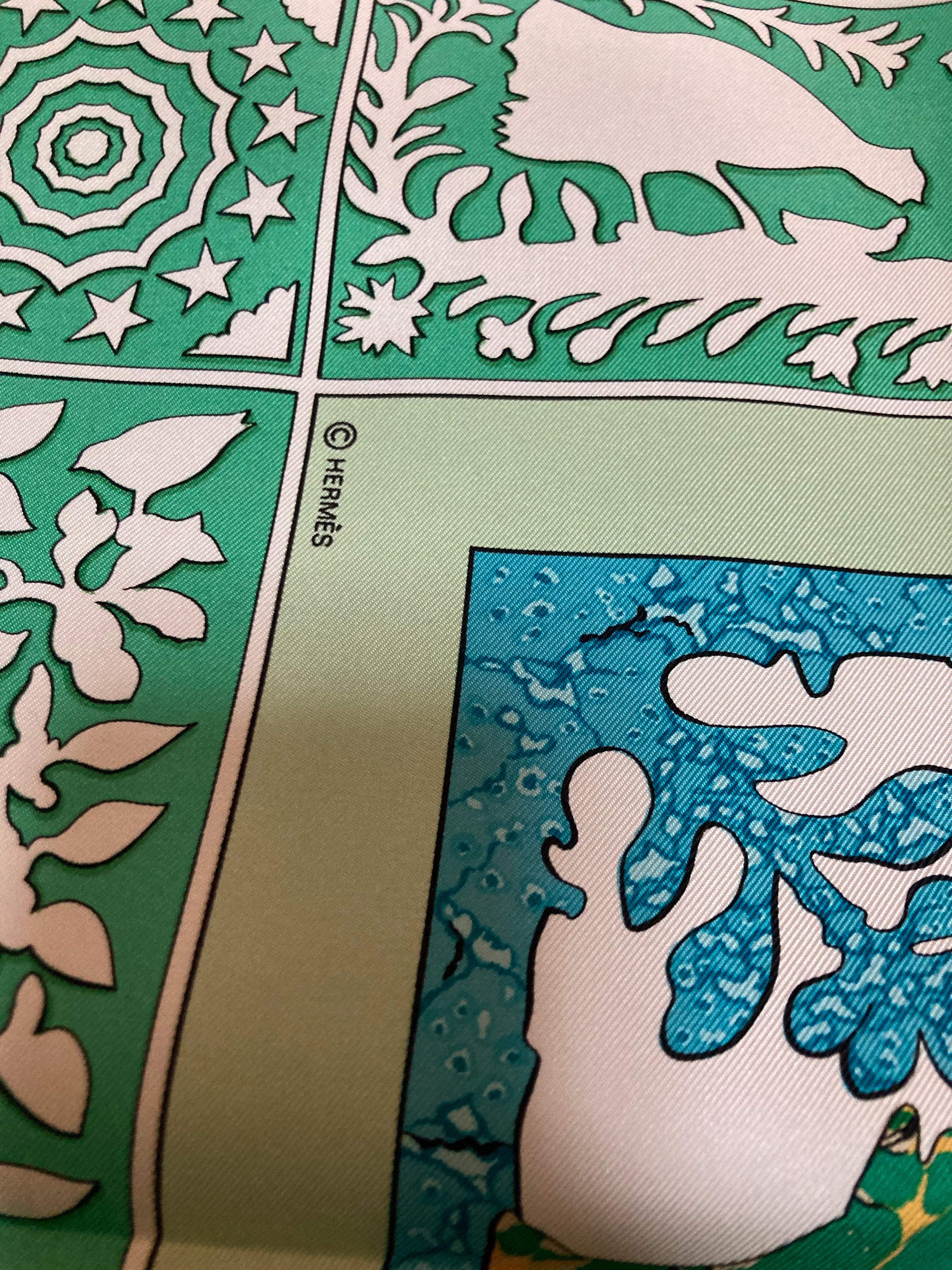 エルメス カレ90 スカーフ EARLY AMERICA(古き良きアメリカ)