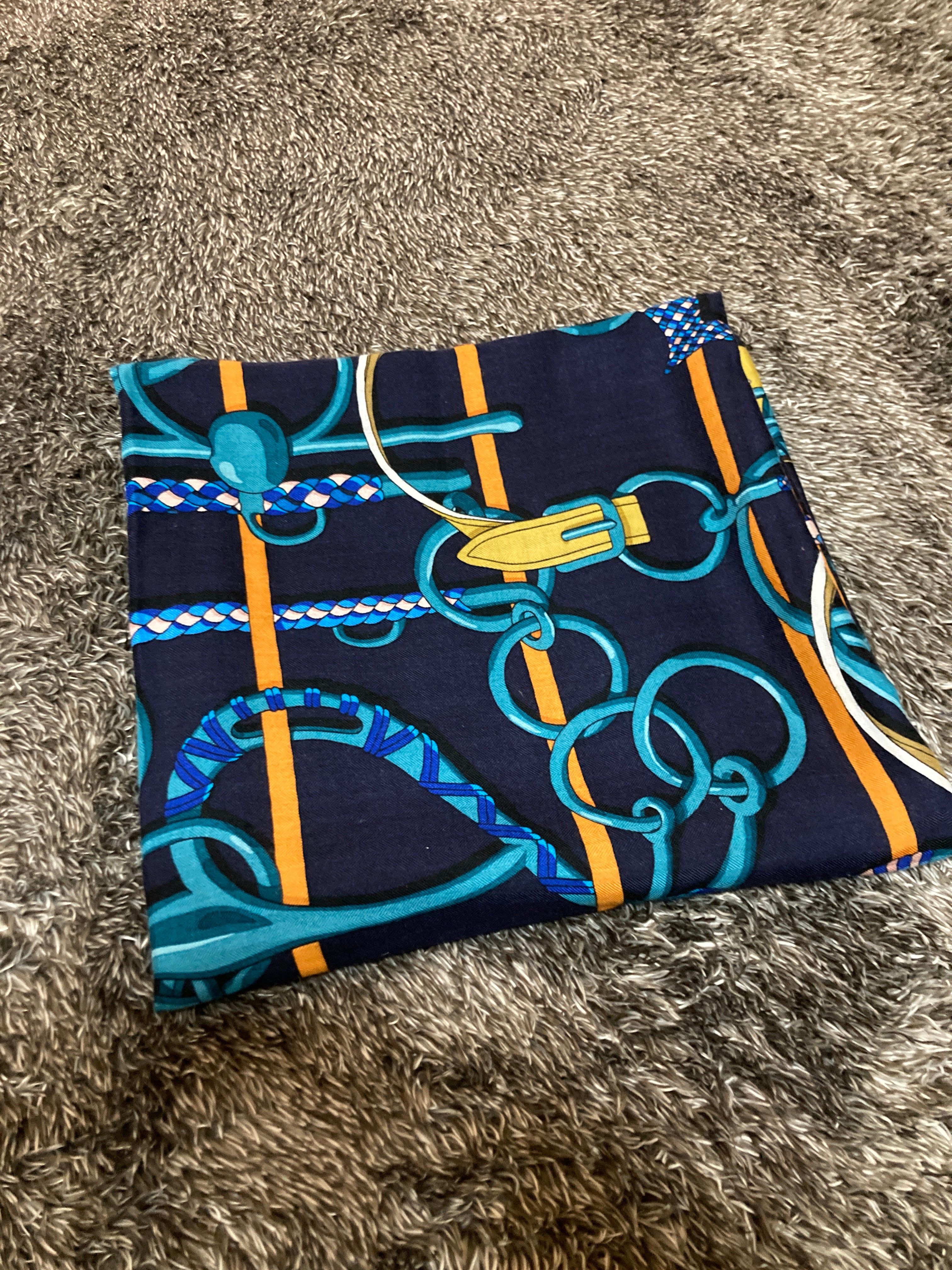 エルメス カレ140 スカーフ PANOPLIE EQUESTRE(乗馬の装具一式)