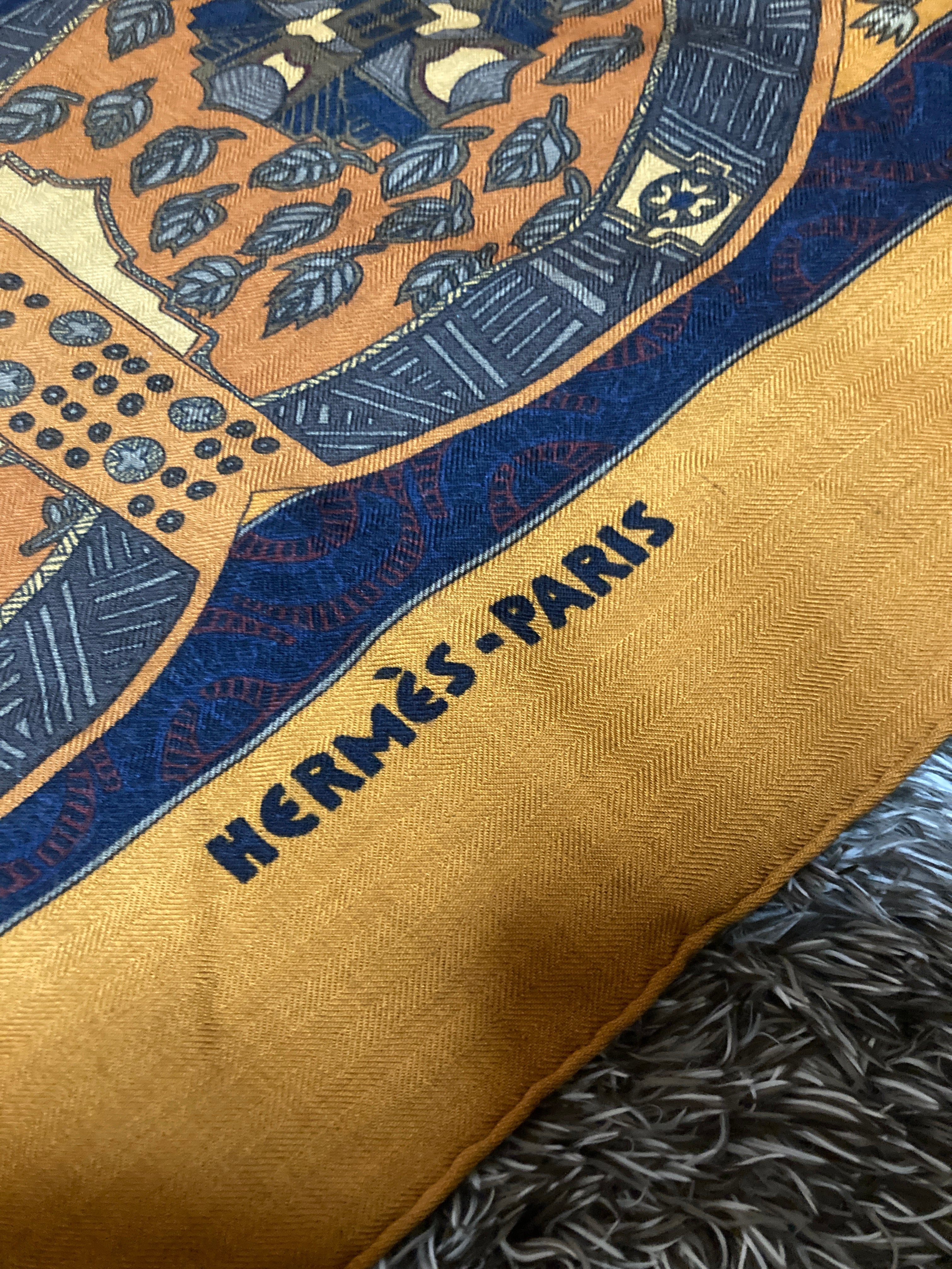 エルメス カレ140 スカーフ ART des STEPPES(ステップ美術)