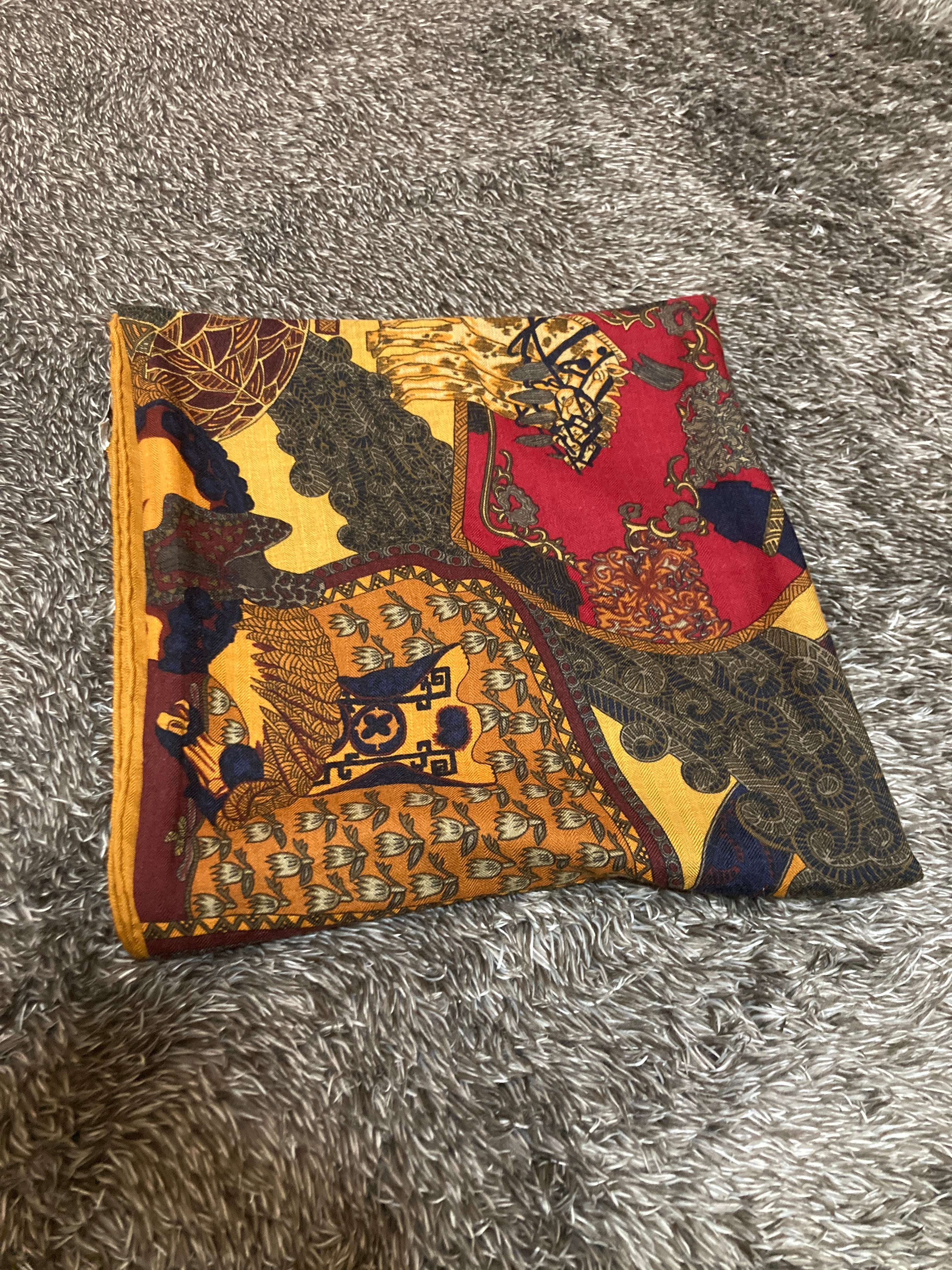 エルメス カレ140 スカーフ ART des STEPPES(ステップ美術)