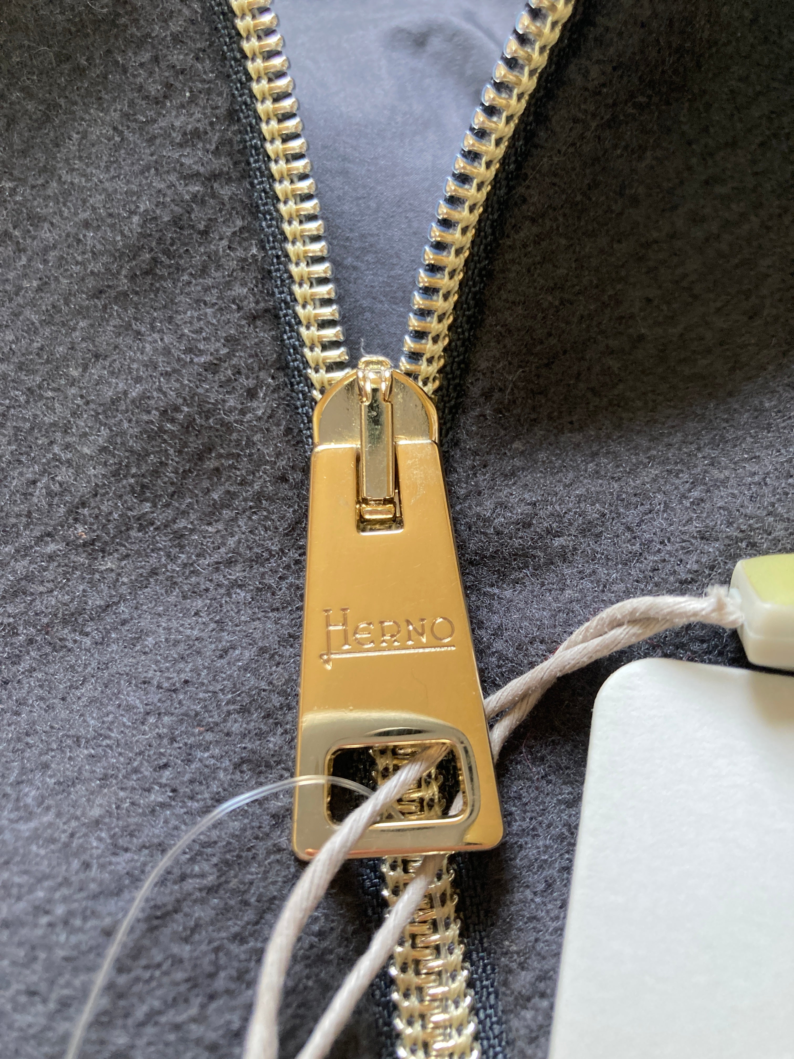 ヘルノ 切替ウールダウンコート