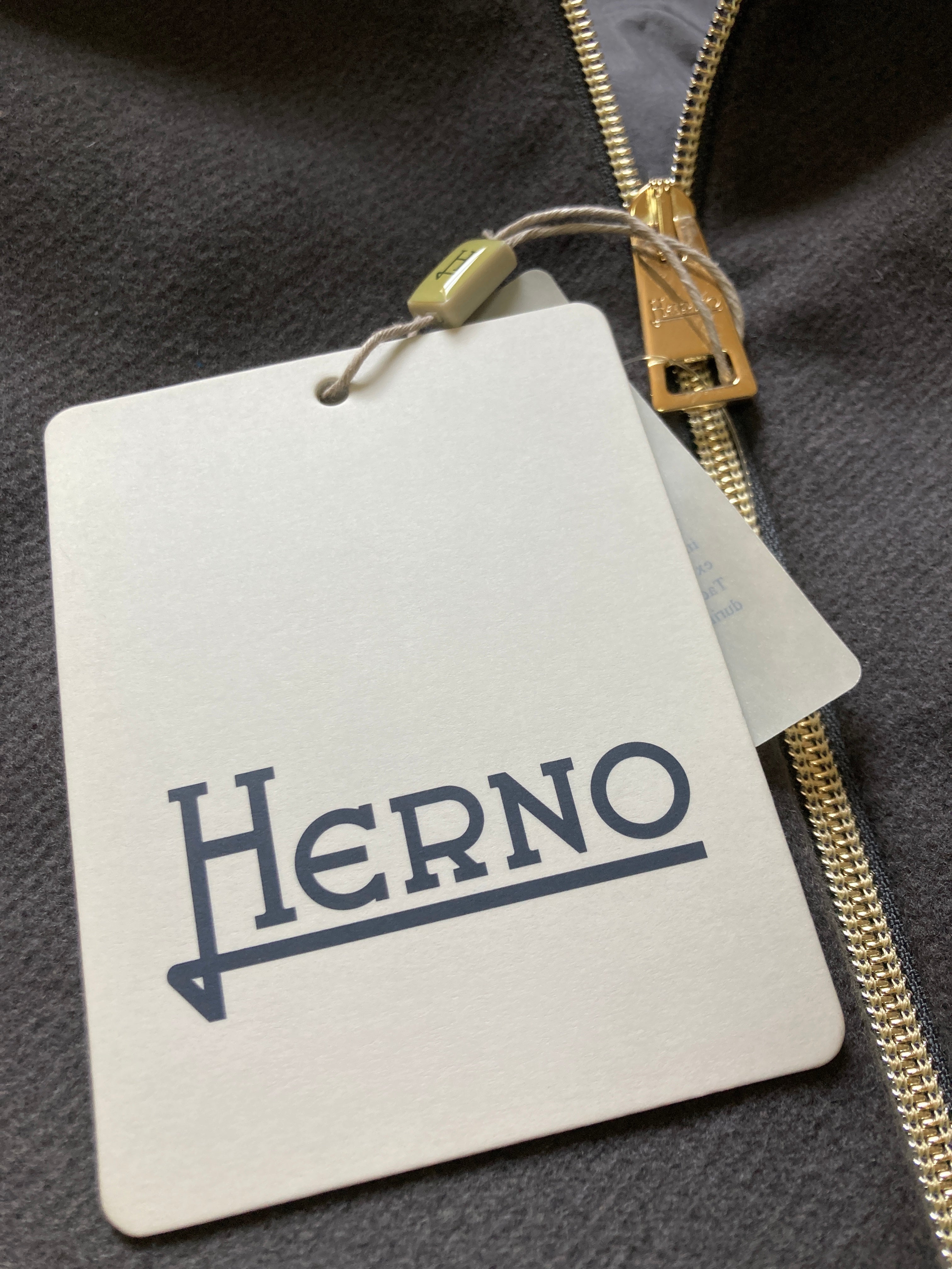 ヘルノ 切替ウールダウンコート