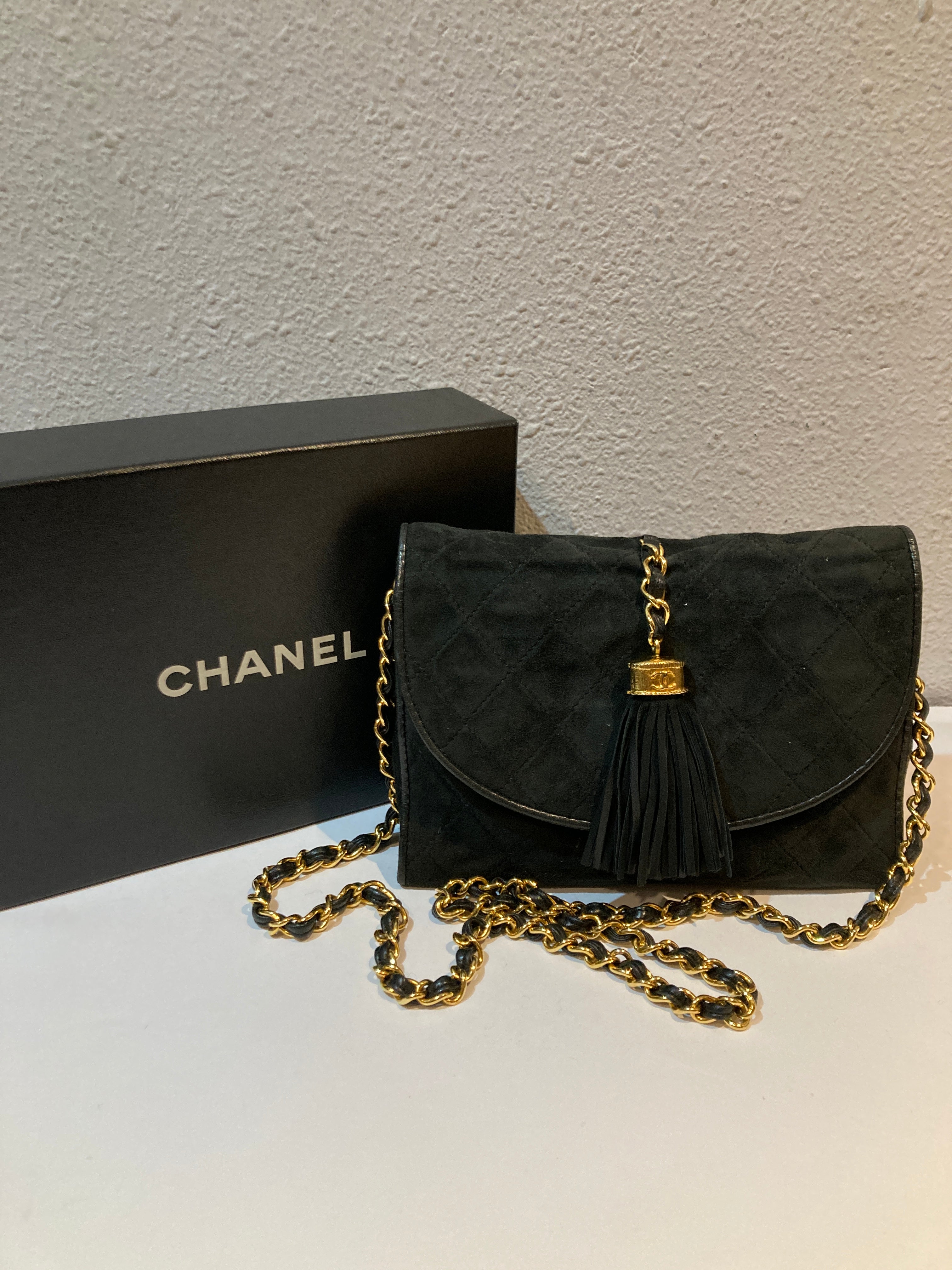 シャネル マトラッセ フリンジ ショルダーバッグ