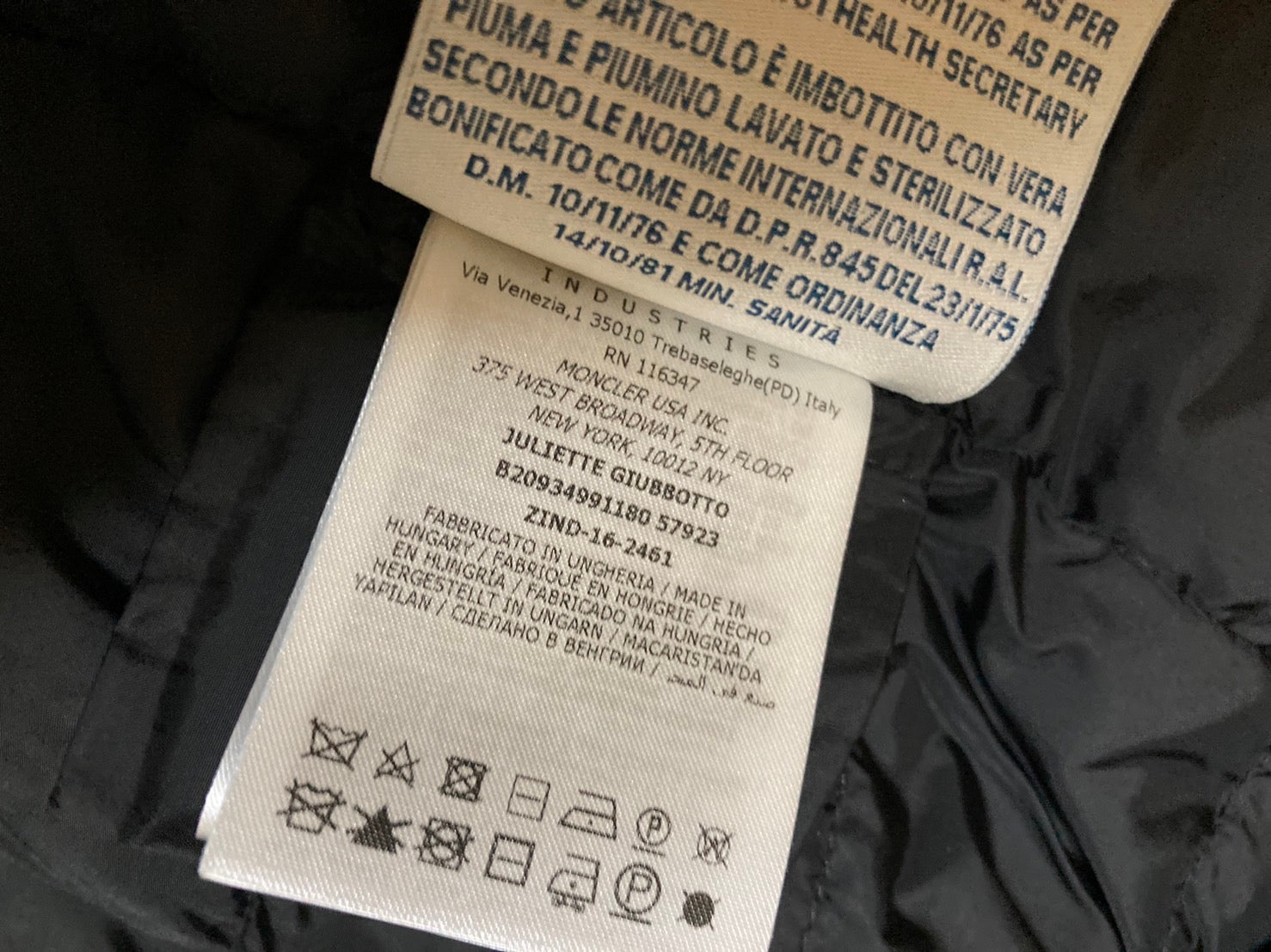 モンクレール JULIETTE 2016-2017AW ロングダウンジャケット