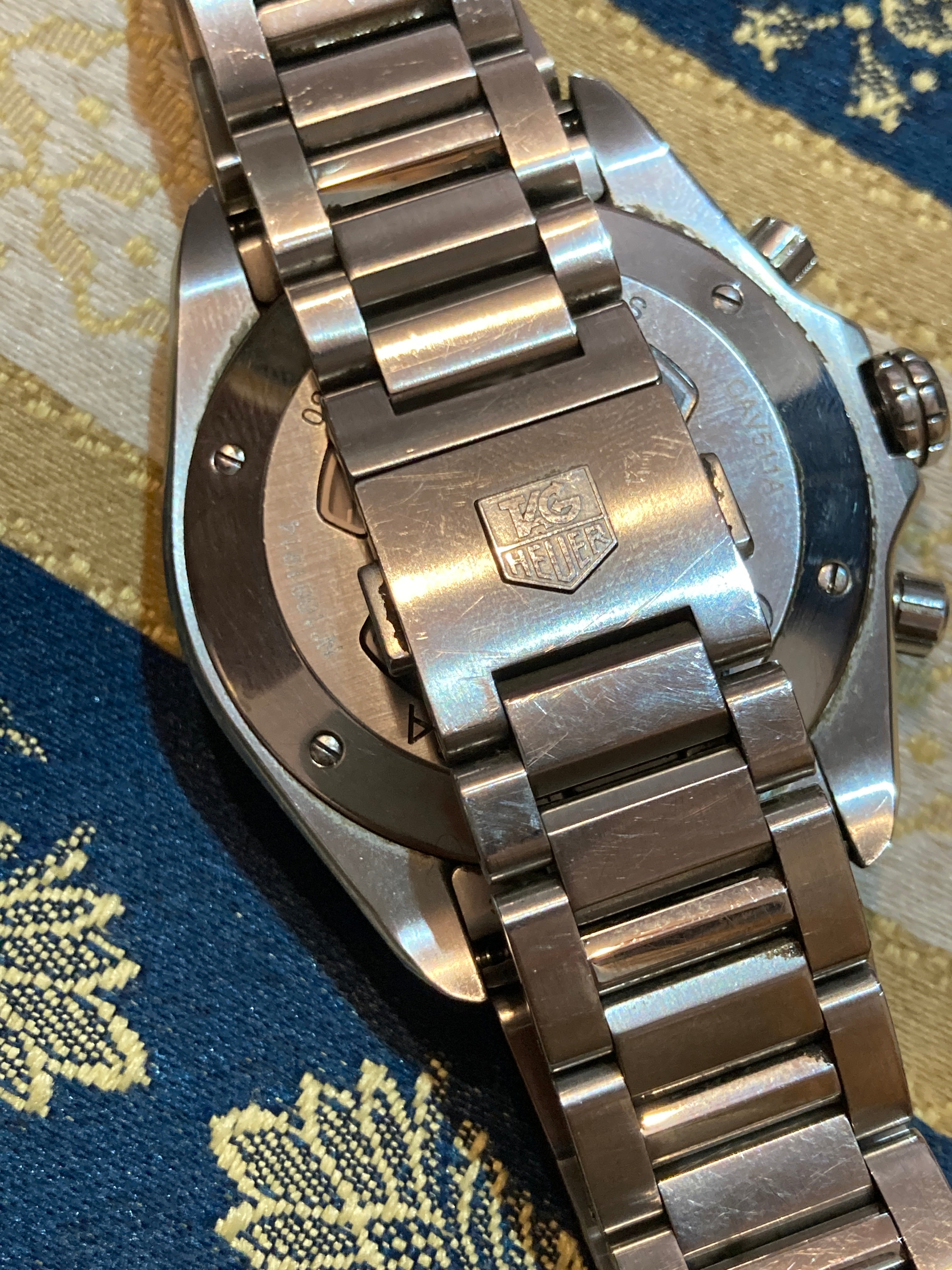 タグホイヤー グランド カレラ キャリバー17 CAV511A 裏透け