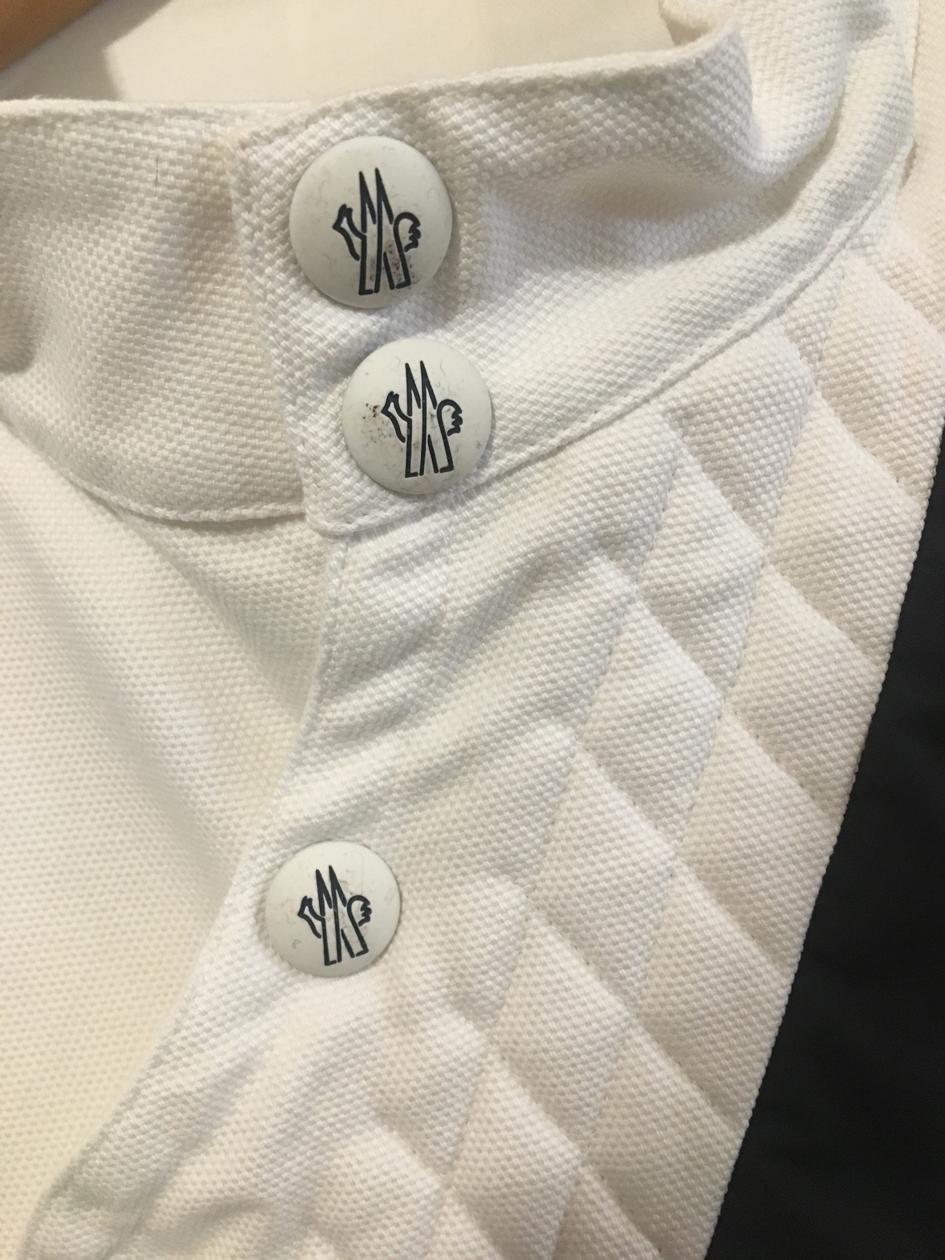 モンクレール ガムブルー ブルゾン ライダース ジャケット