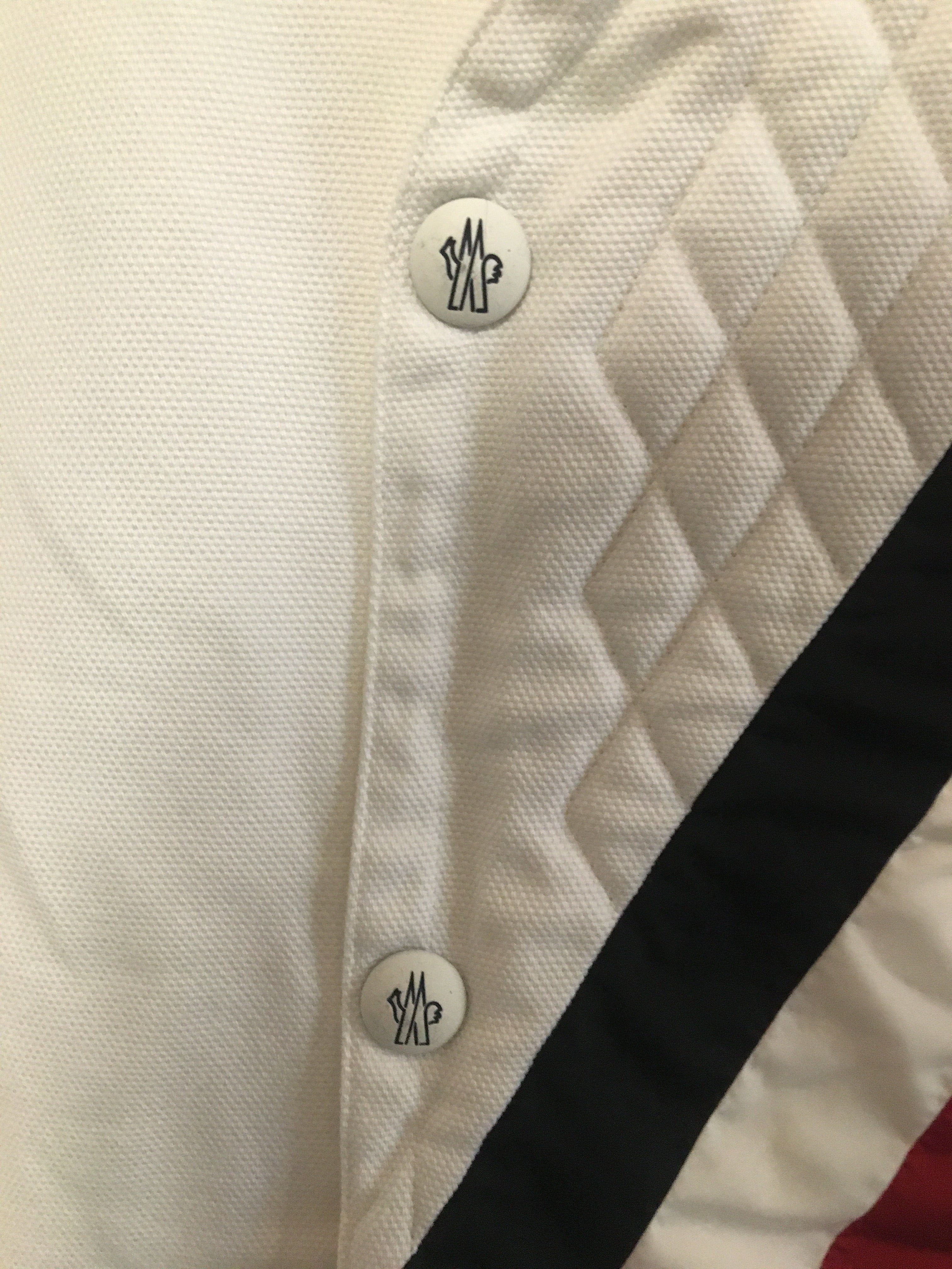 モンクレール ガムブルー ブルゾン ライダース ジャケット