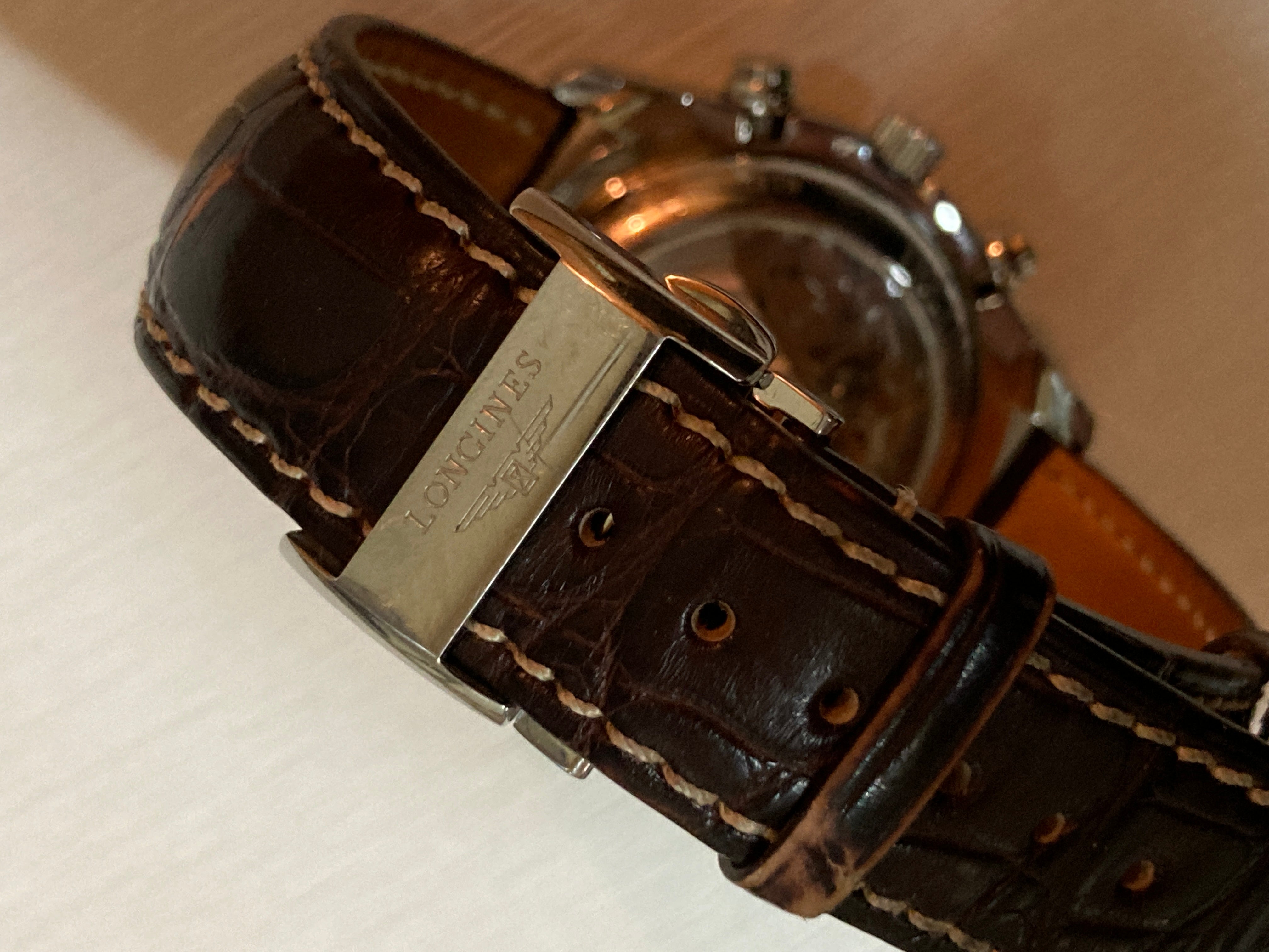 ロンジン マスターコレクション ムーンフェイズ 裏透け