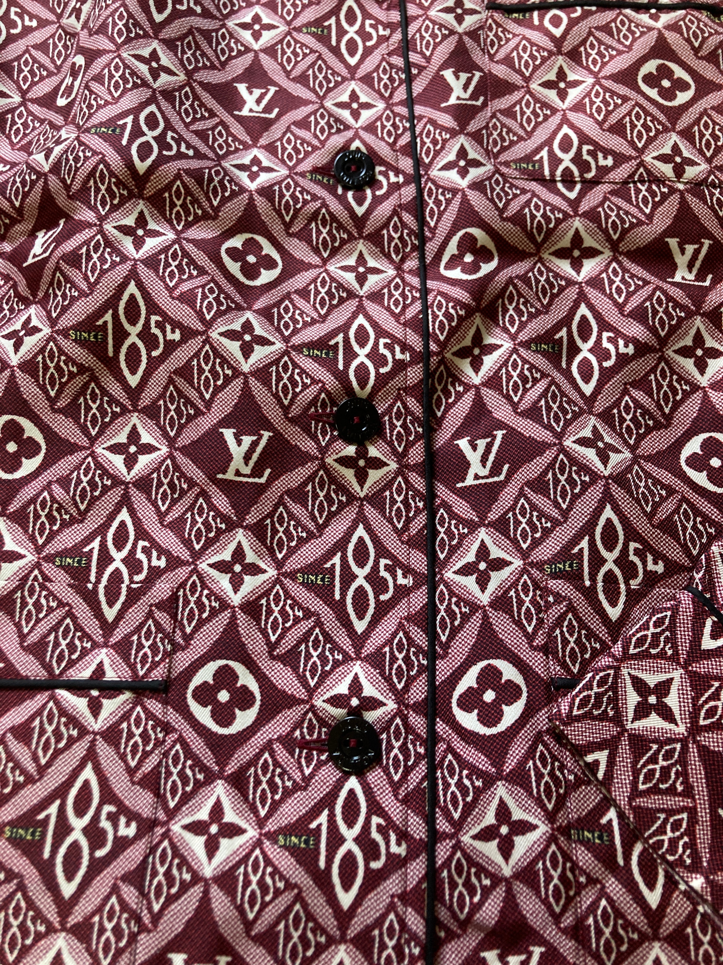 ルイ・ヴィトン シルク ロング スリーブ セットアップ