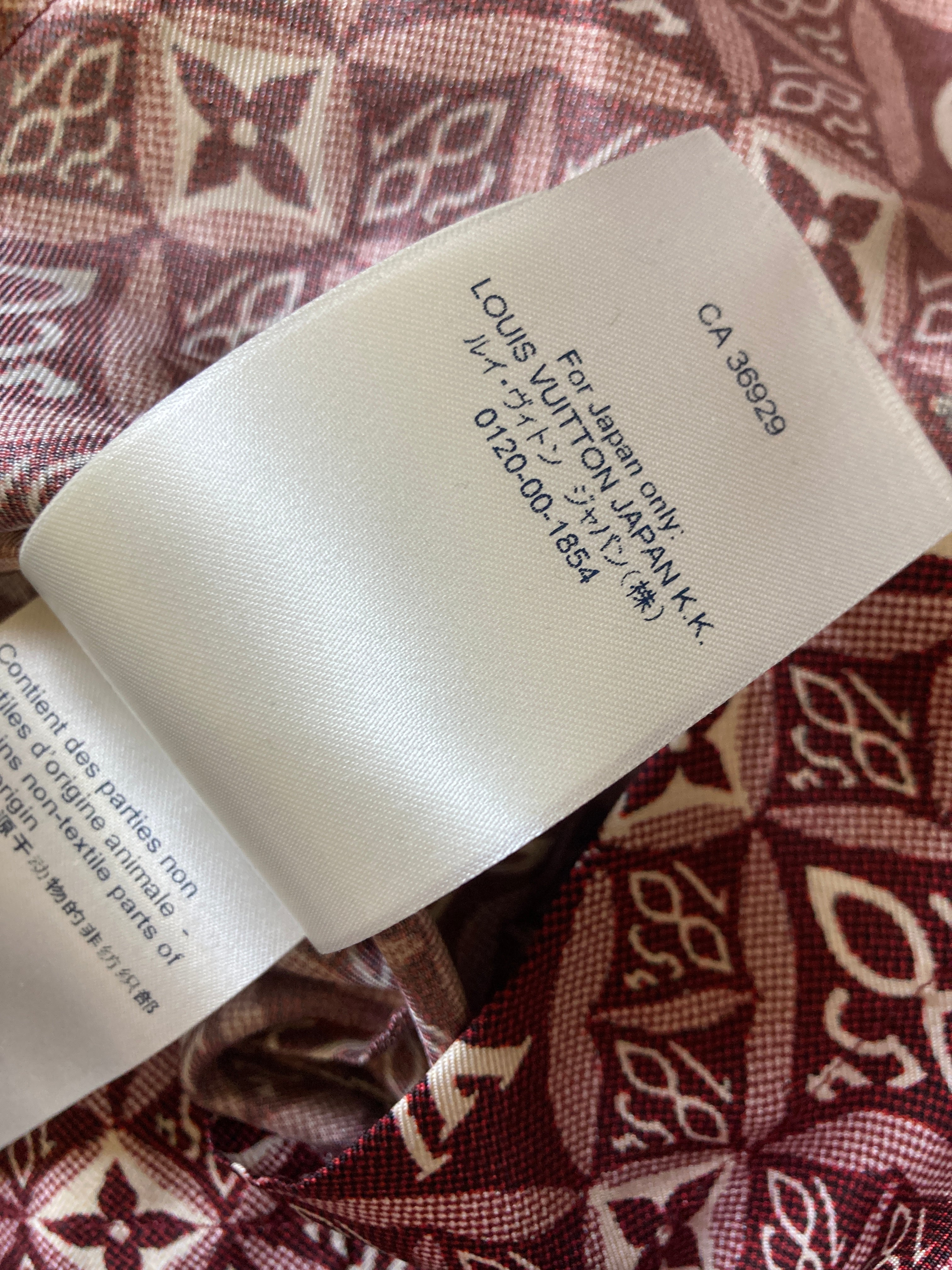 ルイ・ヴィトン シルク ロング スリーブ セットアップ