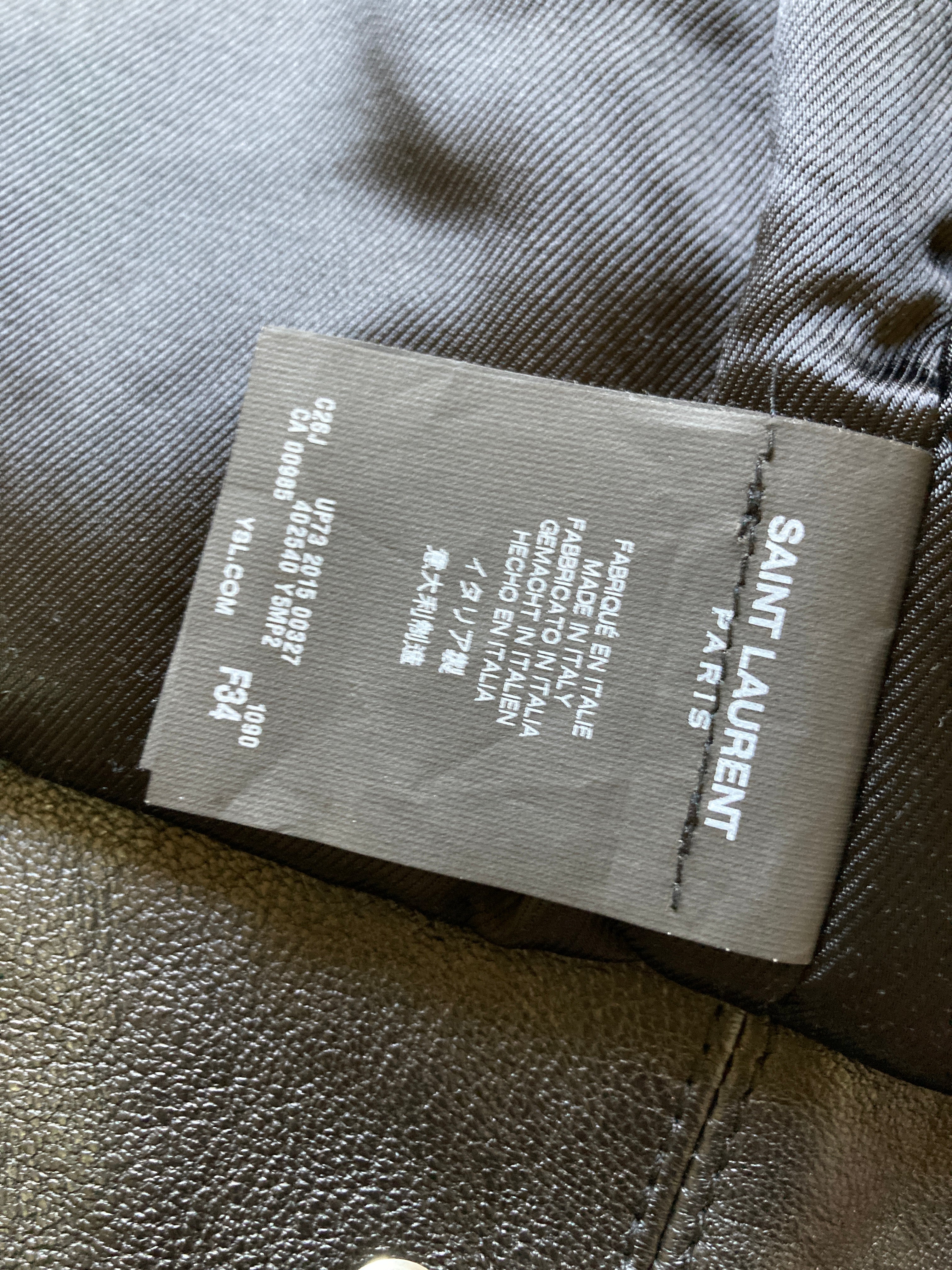 サンローラン ライダース レザージャケット