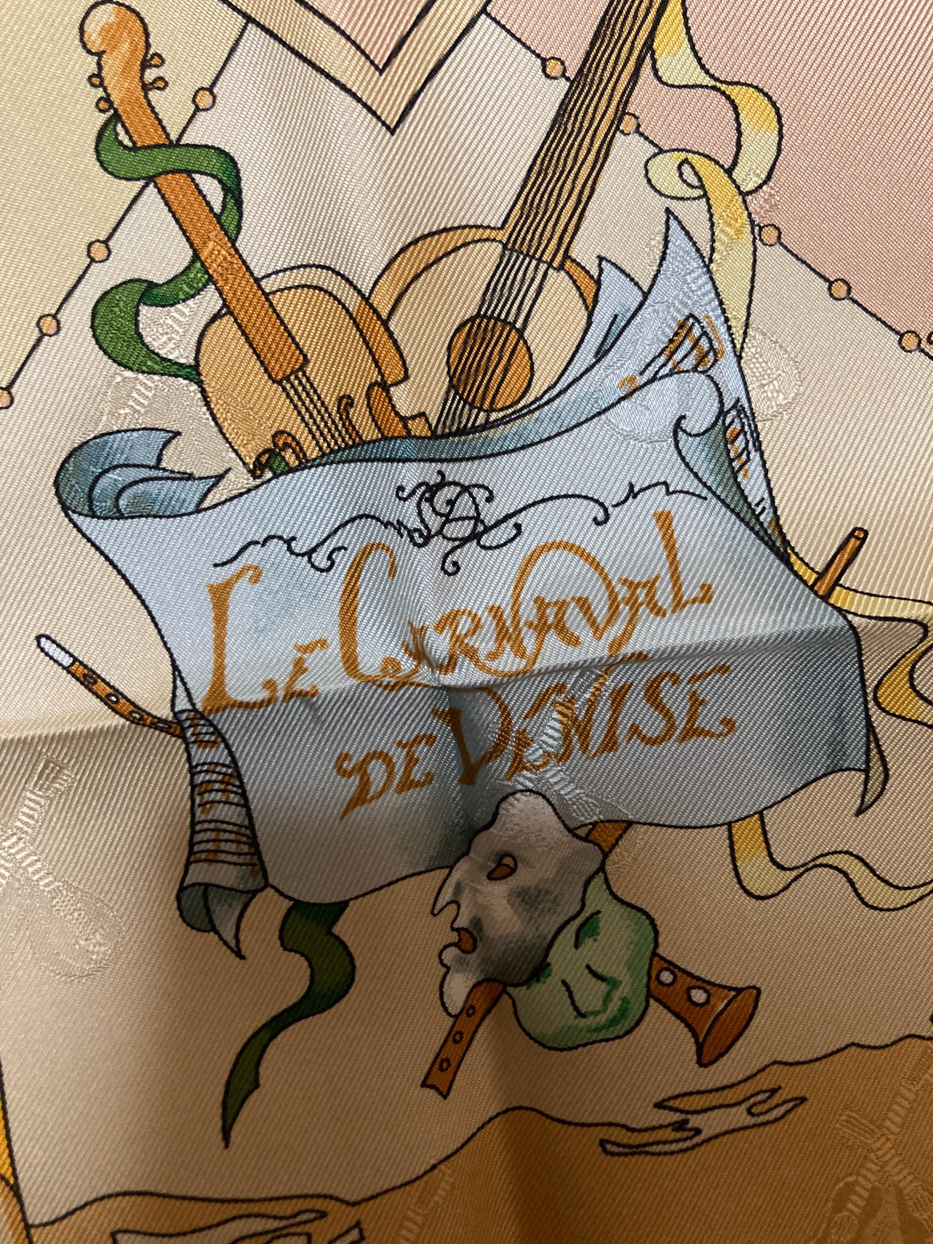 エルメス カレ90 スカーフ LE CARNAVAL DE VENISE(ベニスのカーニバル)