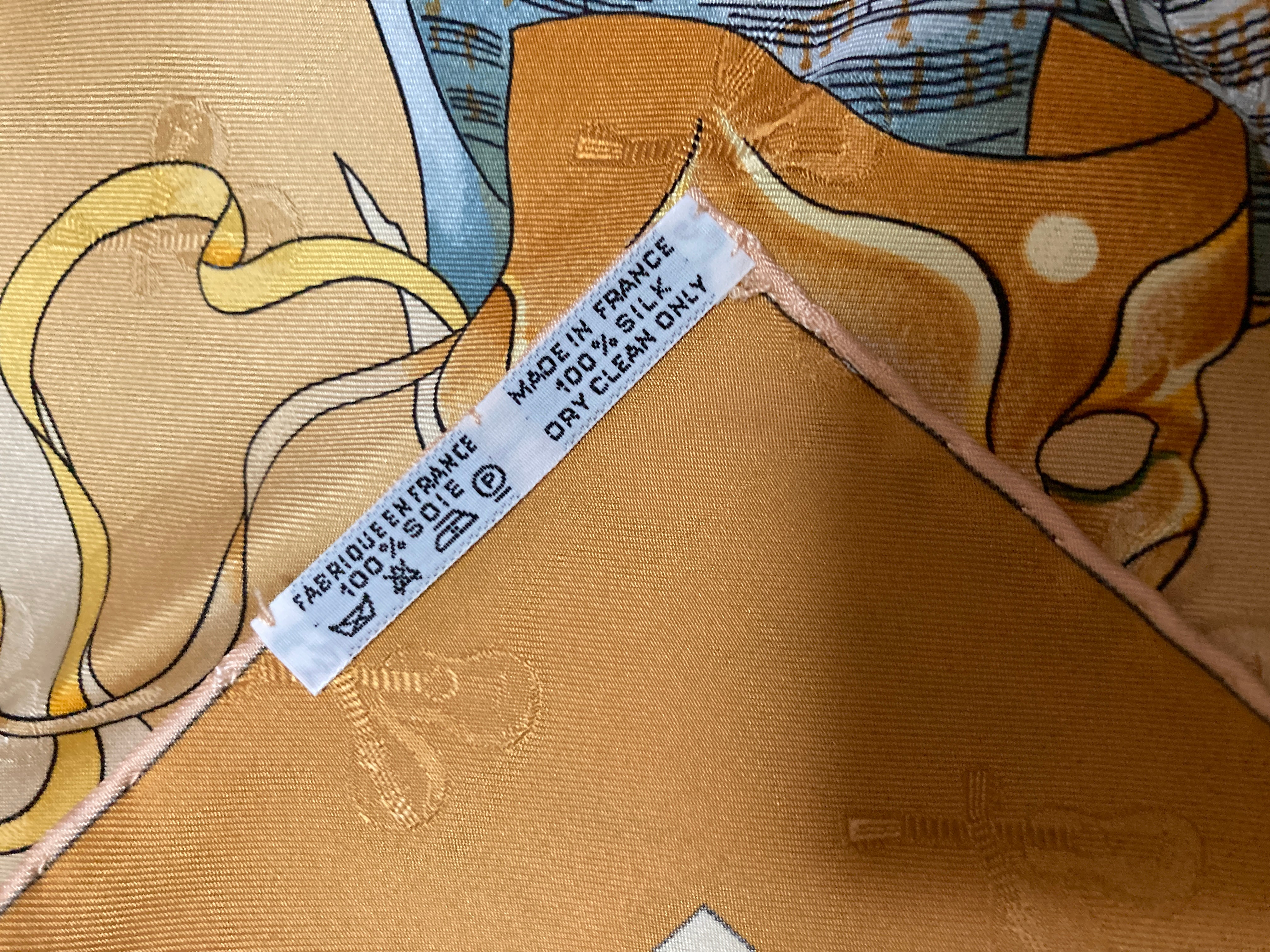 エルメス カレ90 スカーフ LE CARNAVAL DE VENISE(ベニスのカーニバル)