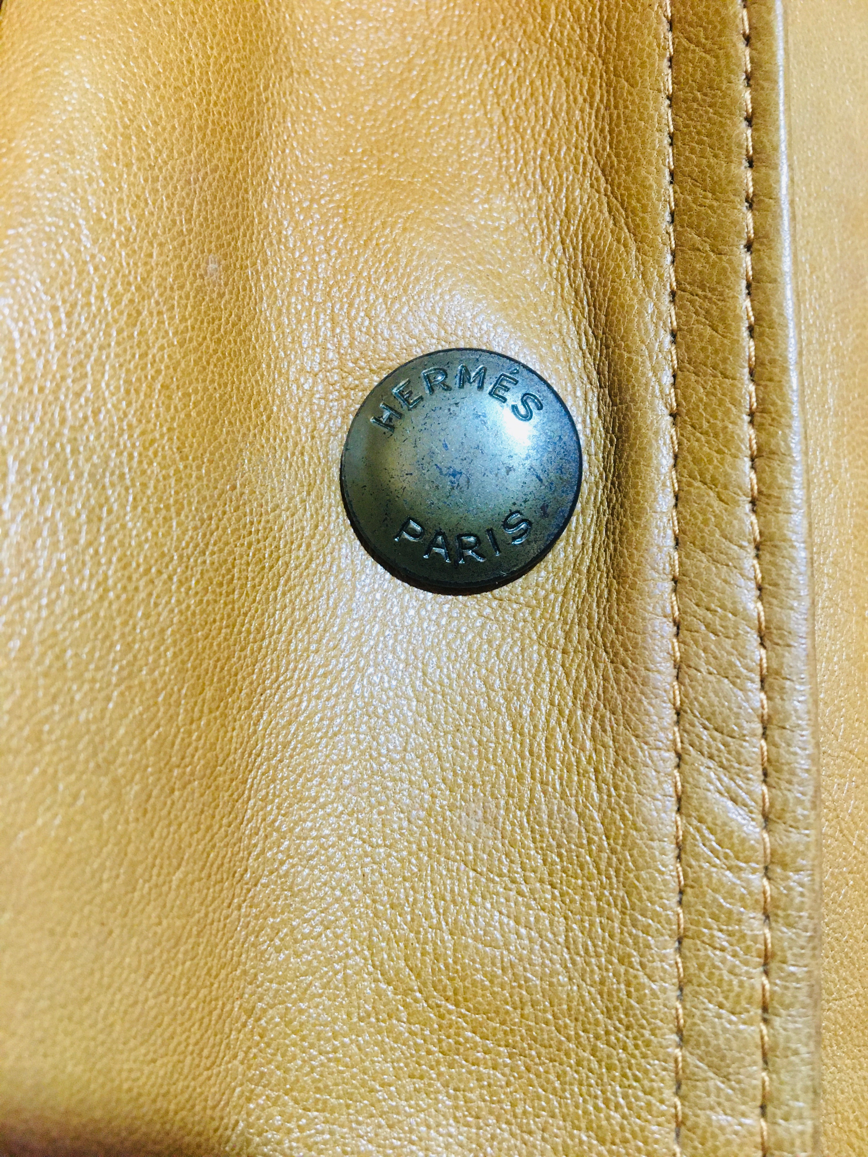 エルメス レザー ジャケット