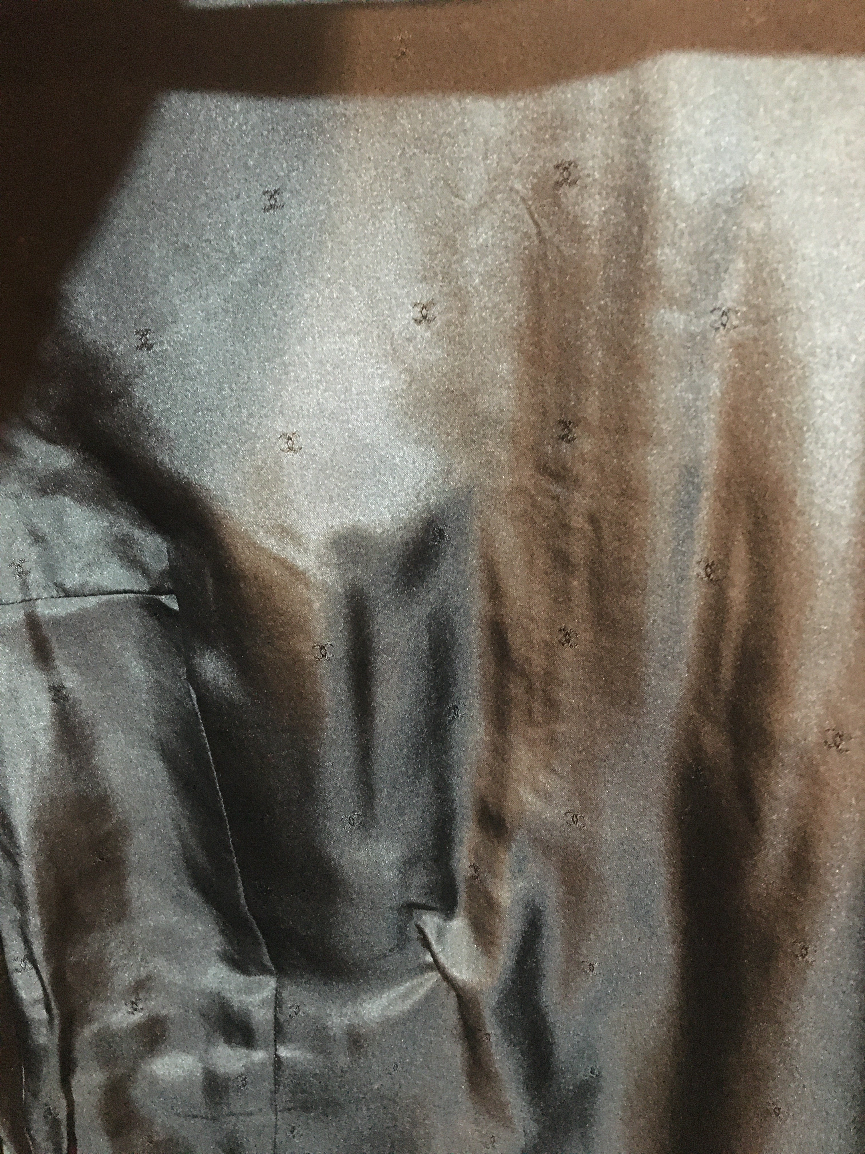 シャネル ツイードワンピース チェック柄