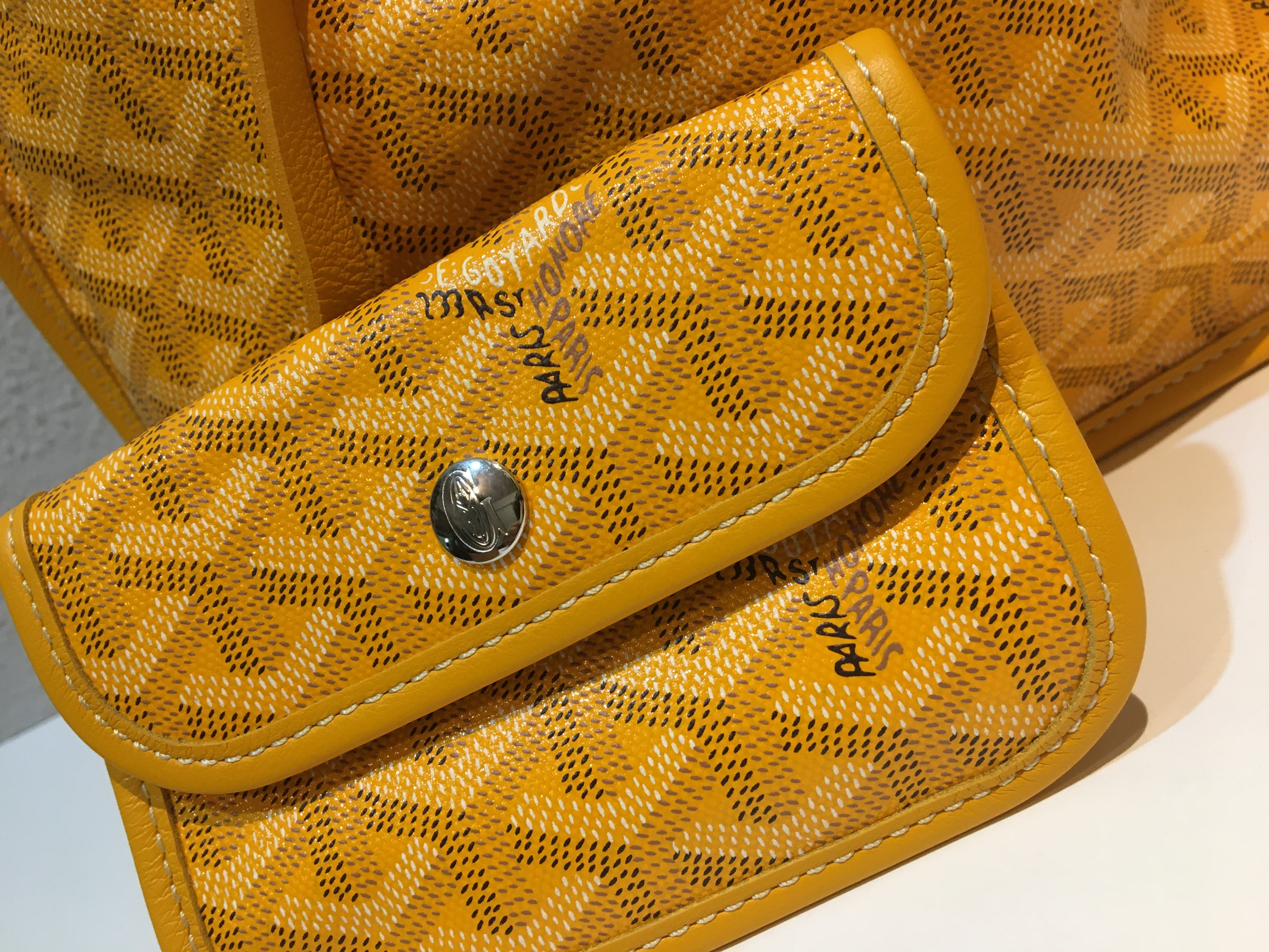 ゴヤール アンジュ ミニ リバーシブル ハンドバッグ