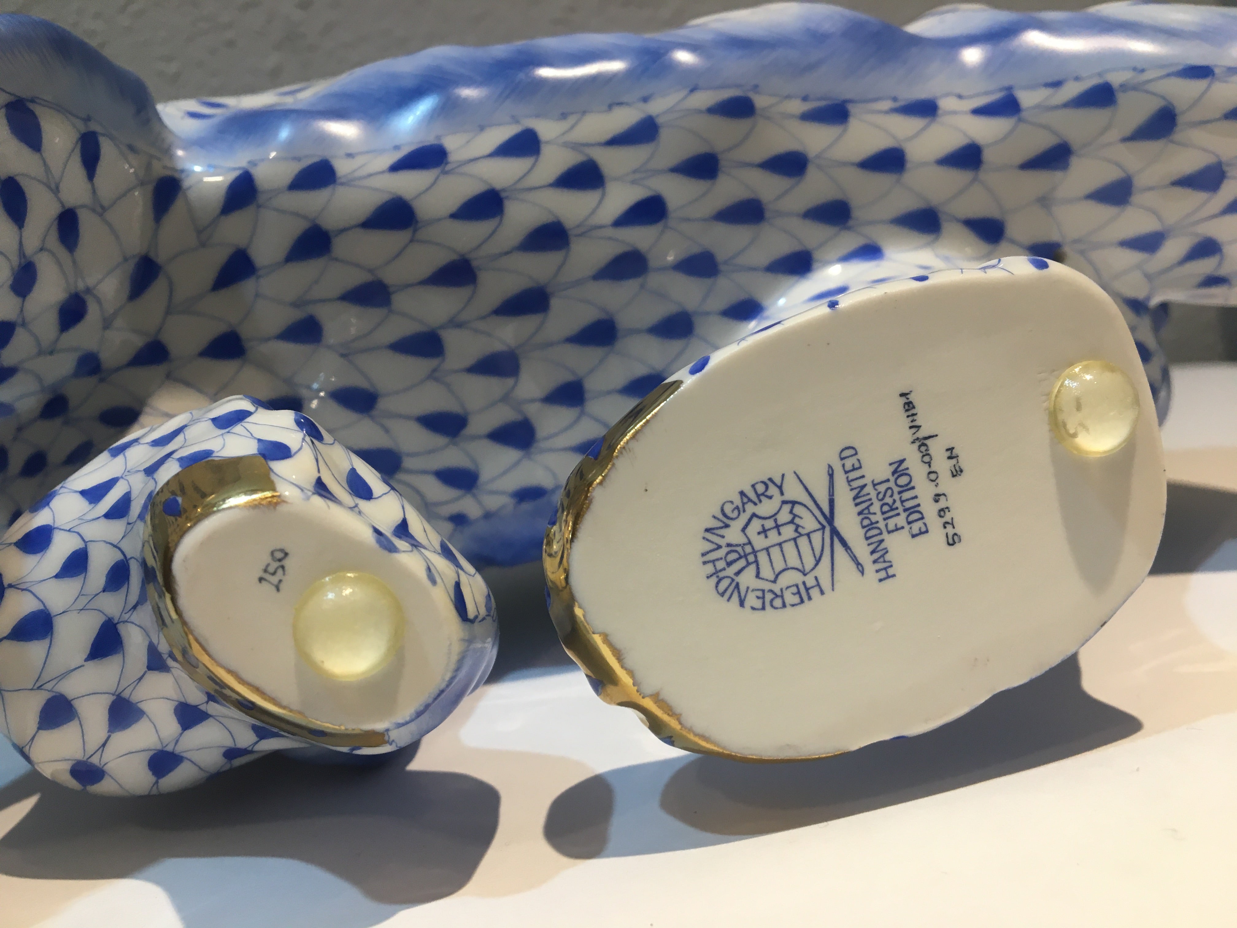 ヘレンド 巨大 白熊 置物