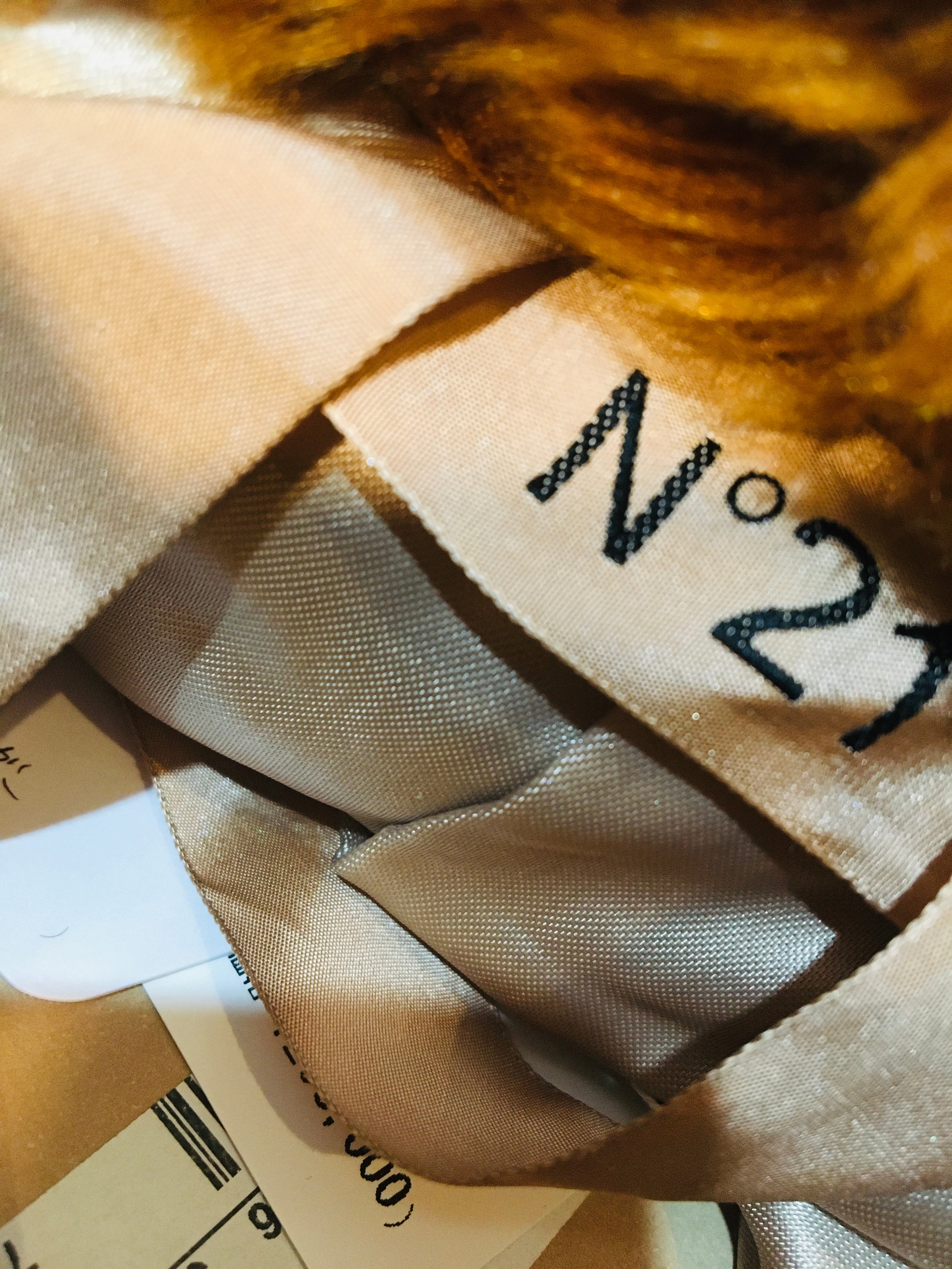 ヌメロヴェントゥーノ ファー コート ベルト付き