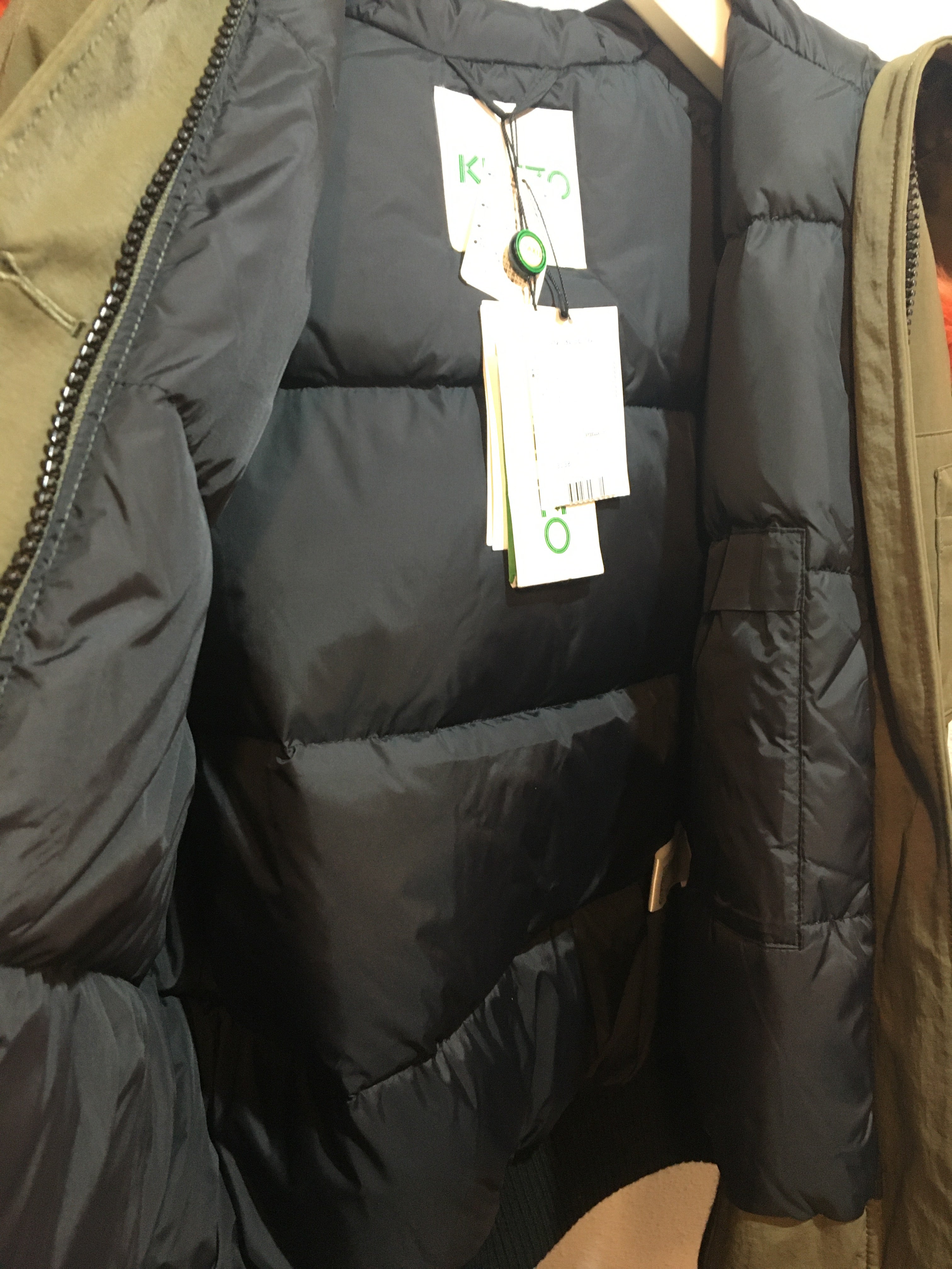 ケンゾー ダウン ジャケット ファー