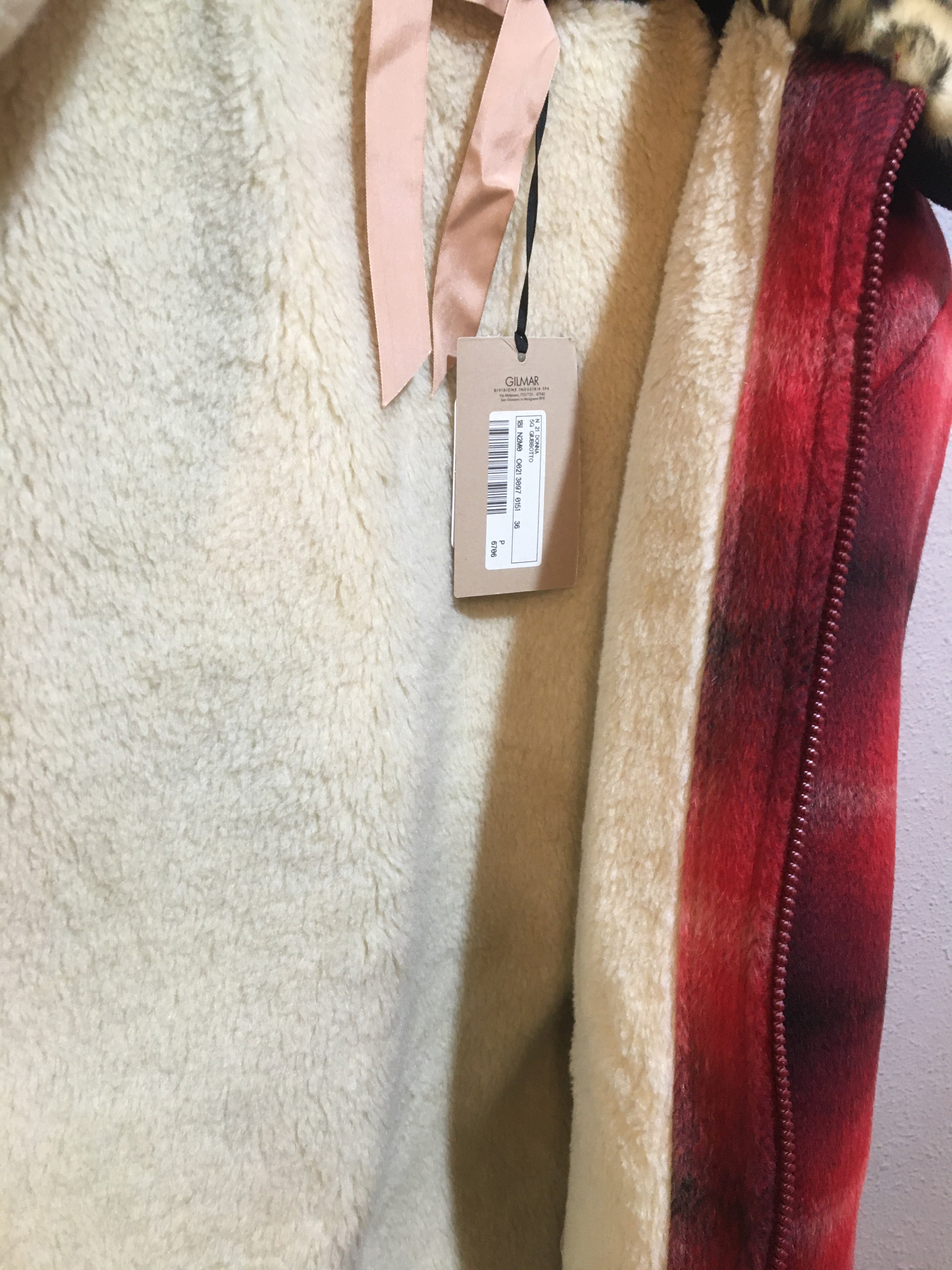 ヌメロヴェントゥーノ ボア ジャケット