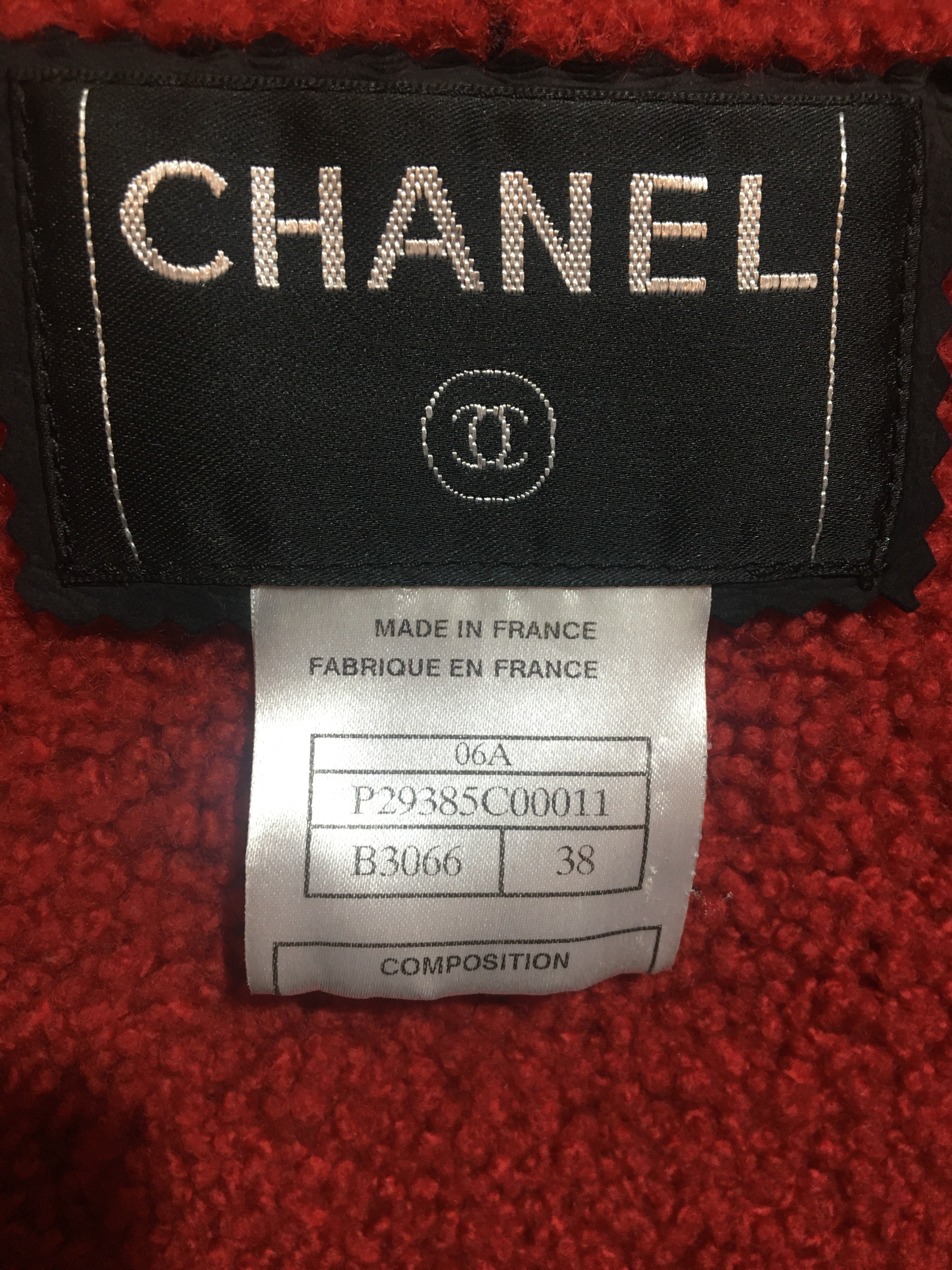 シャネル ムートン ジャケット