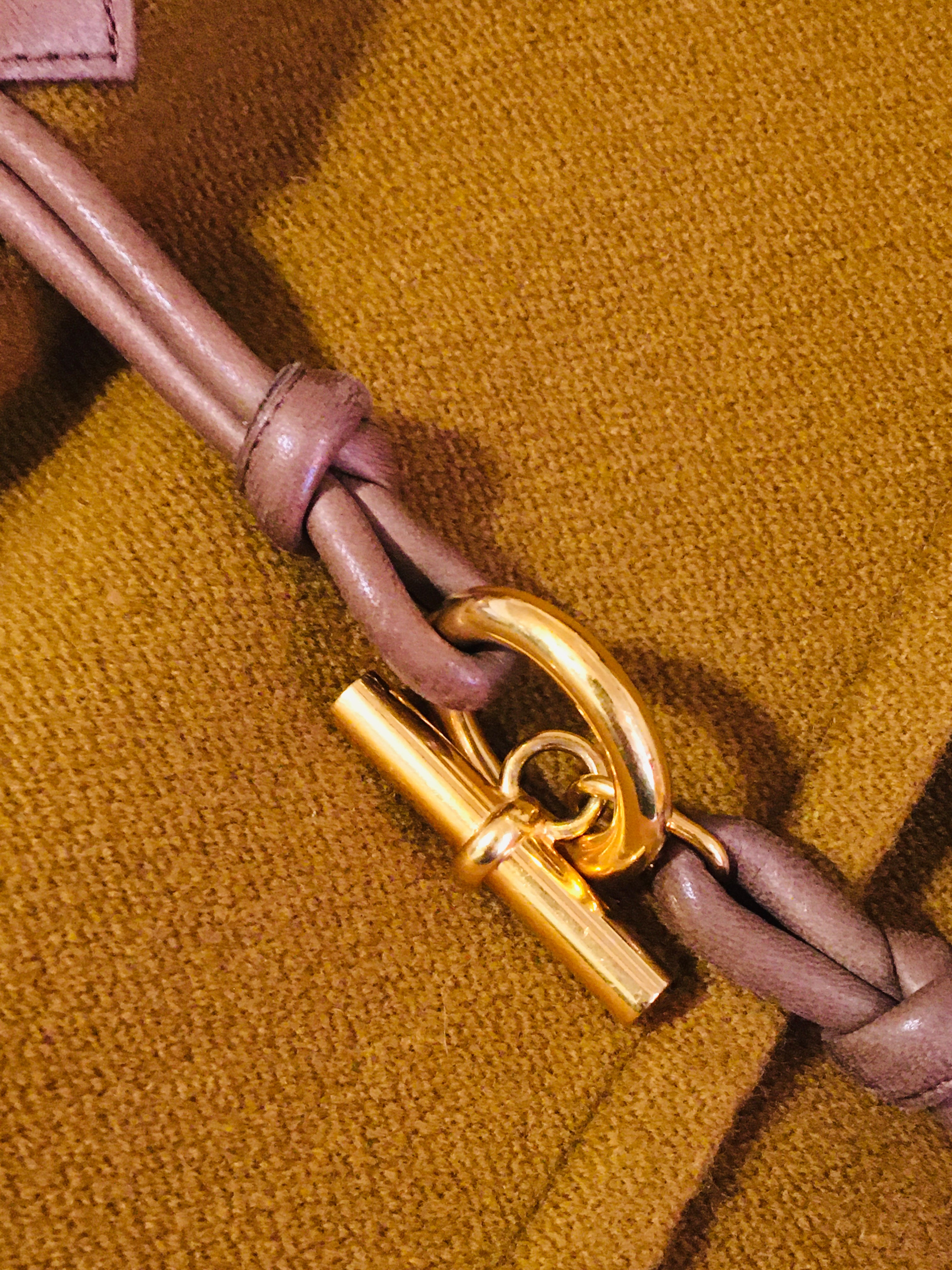 エルメス ダッフルフーテッド コート