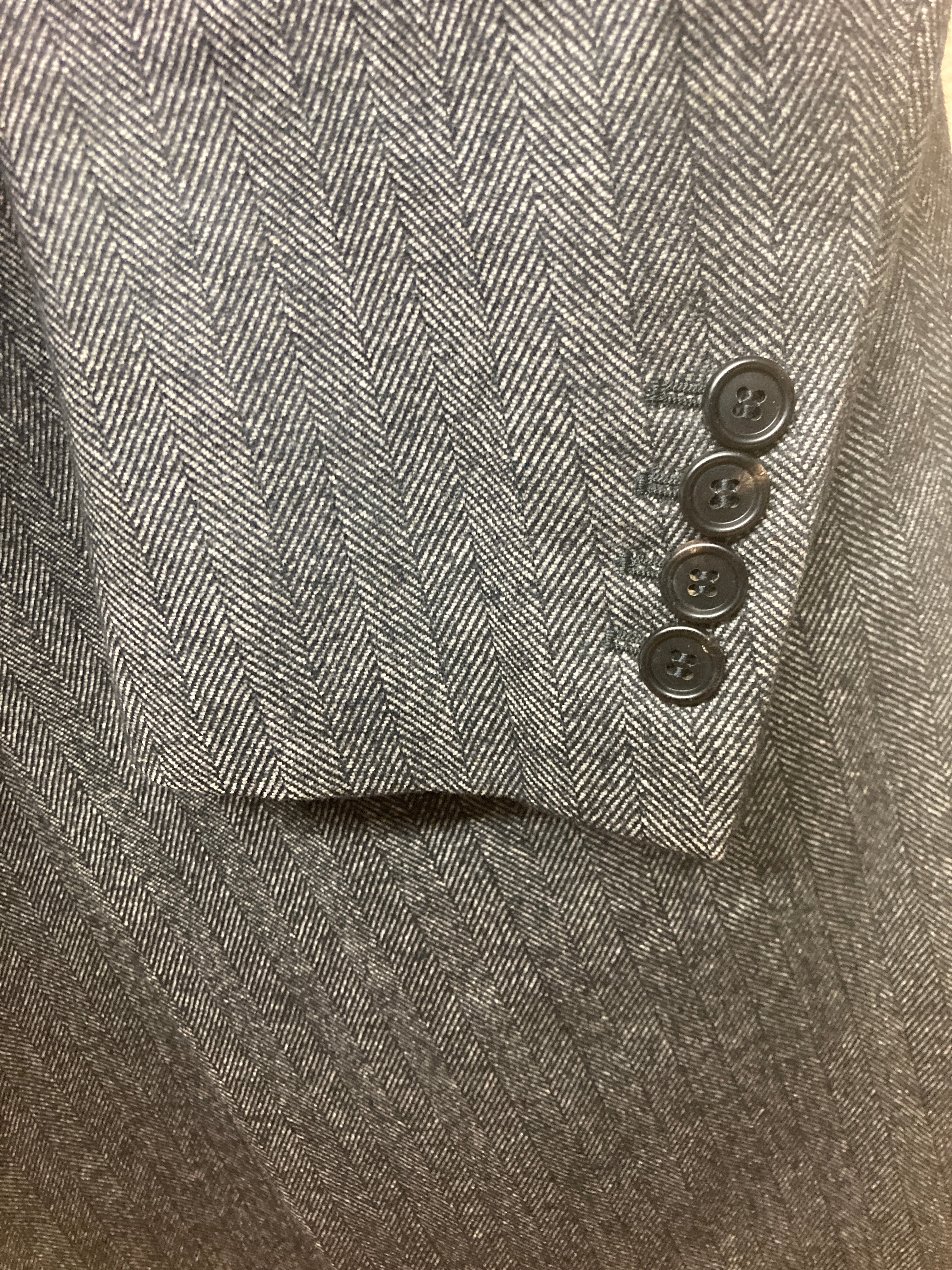 ディオールオム ヘリンボーン チェスターコート