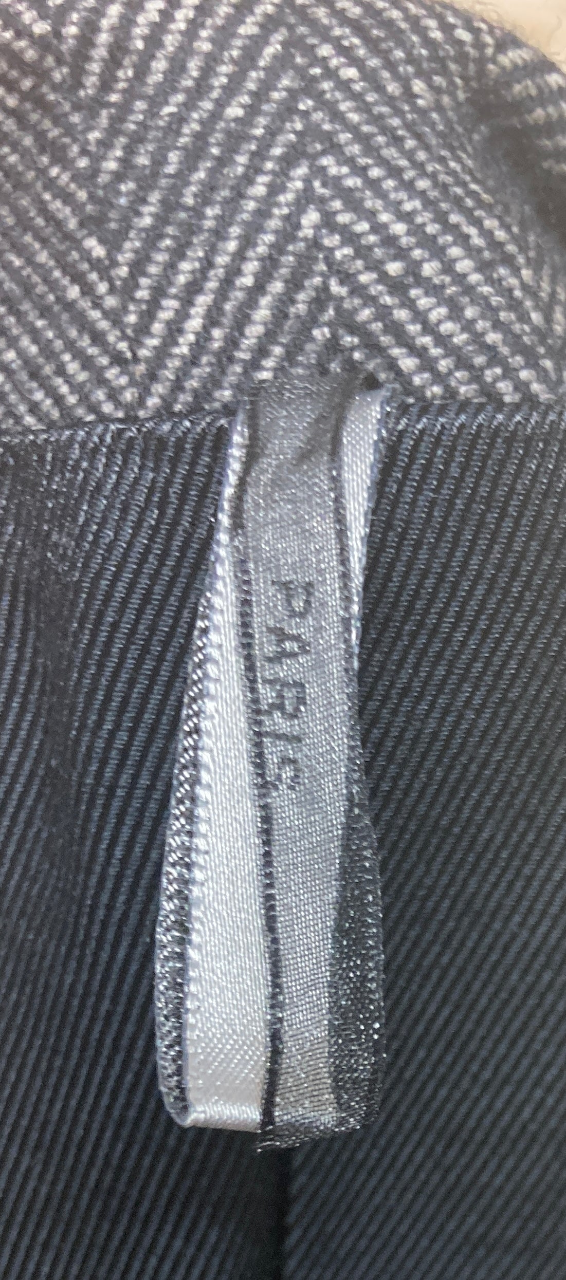 ディオールオム ヘリンボーン チェスターコート