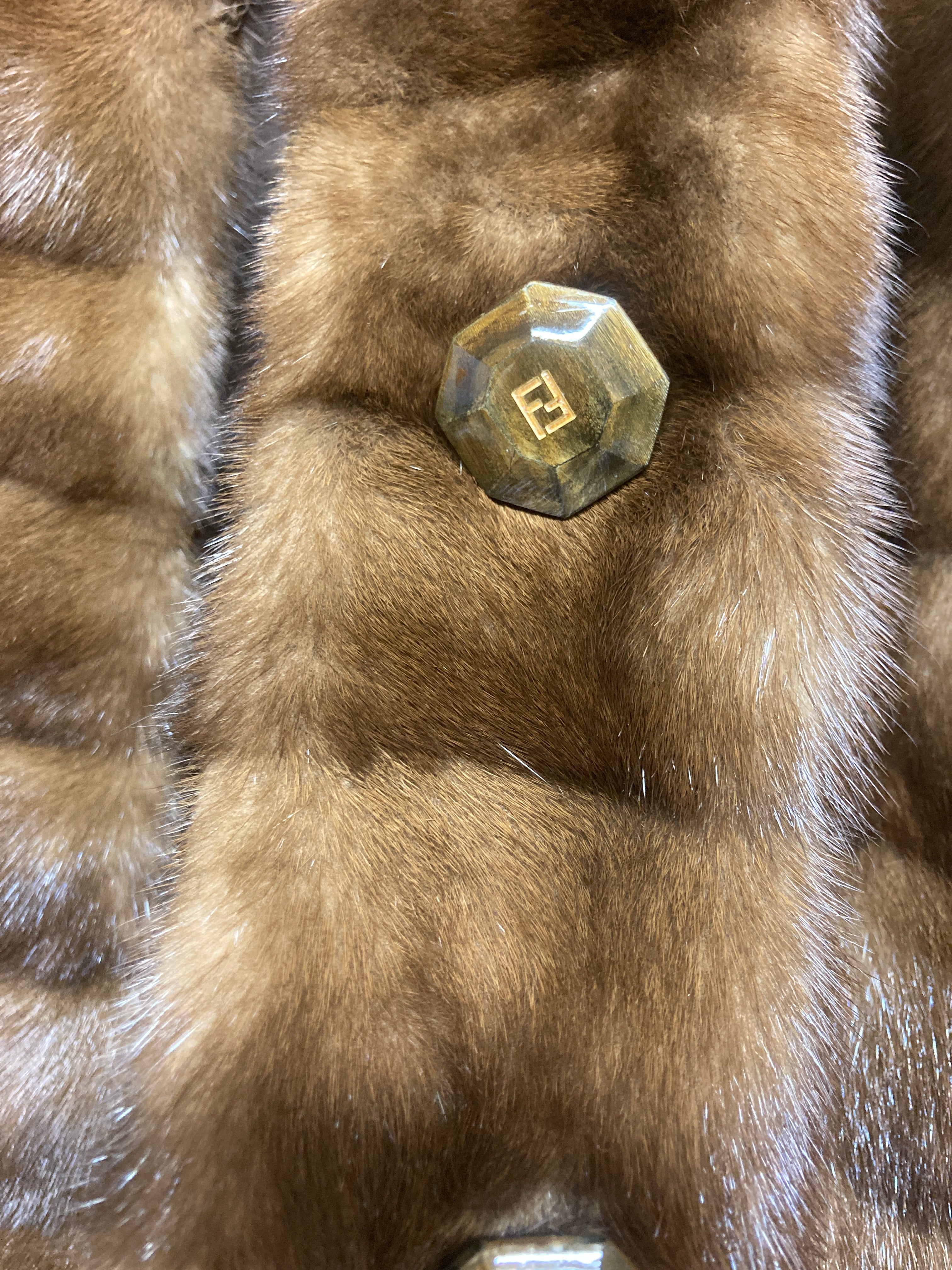 フェンディ ミンク ショートコート