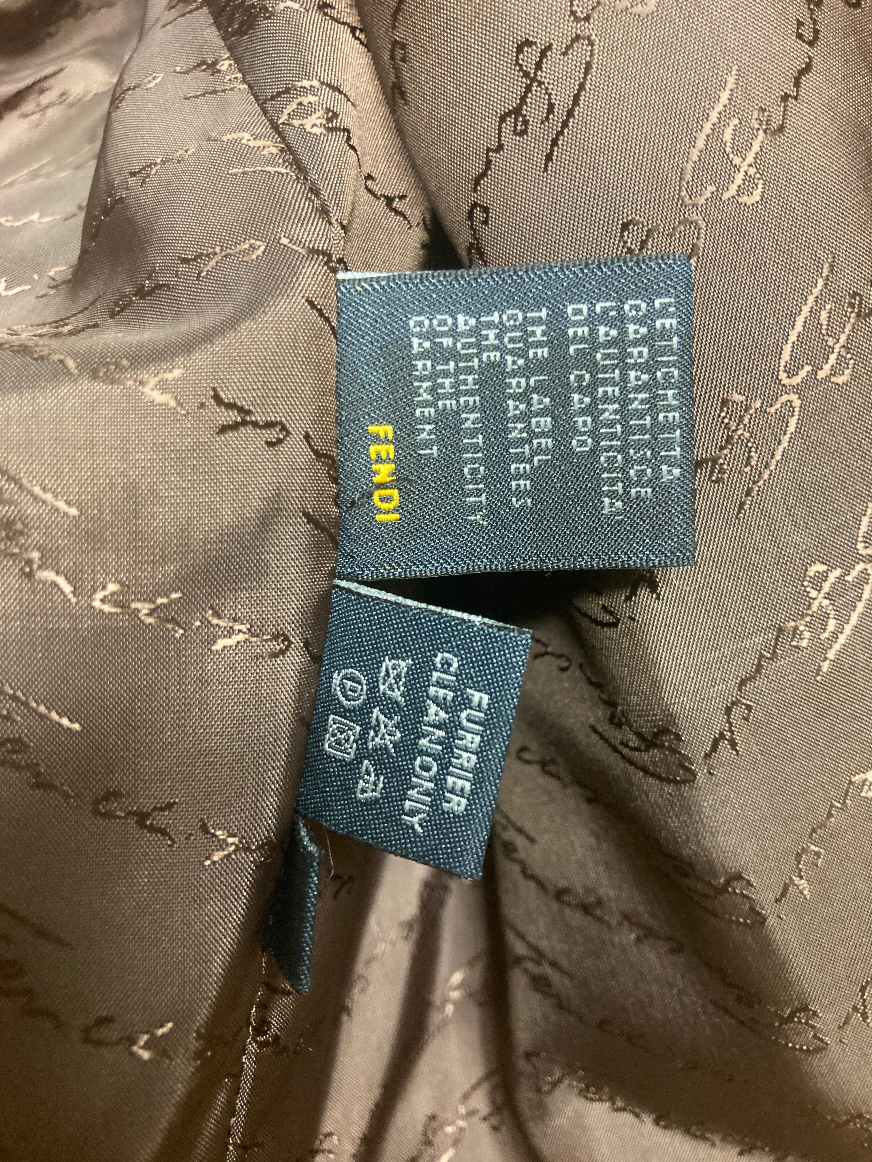 フェンディ ミンク ショートコート