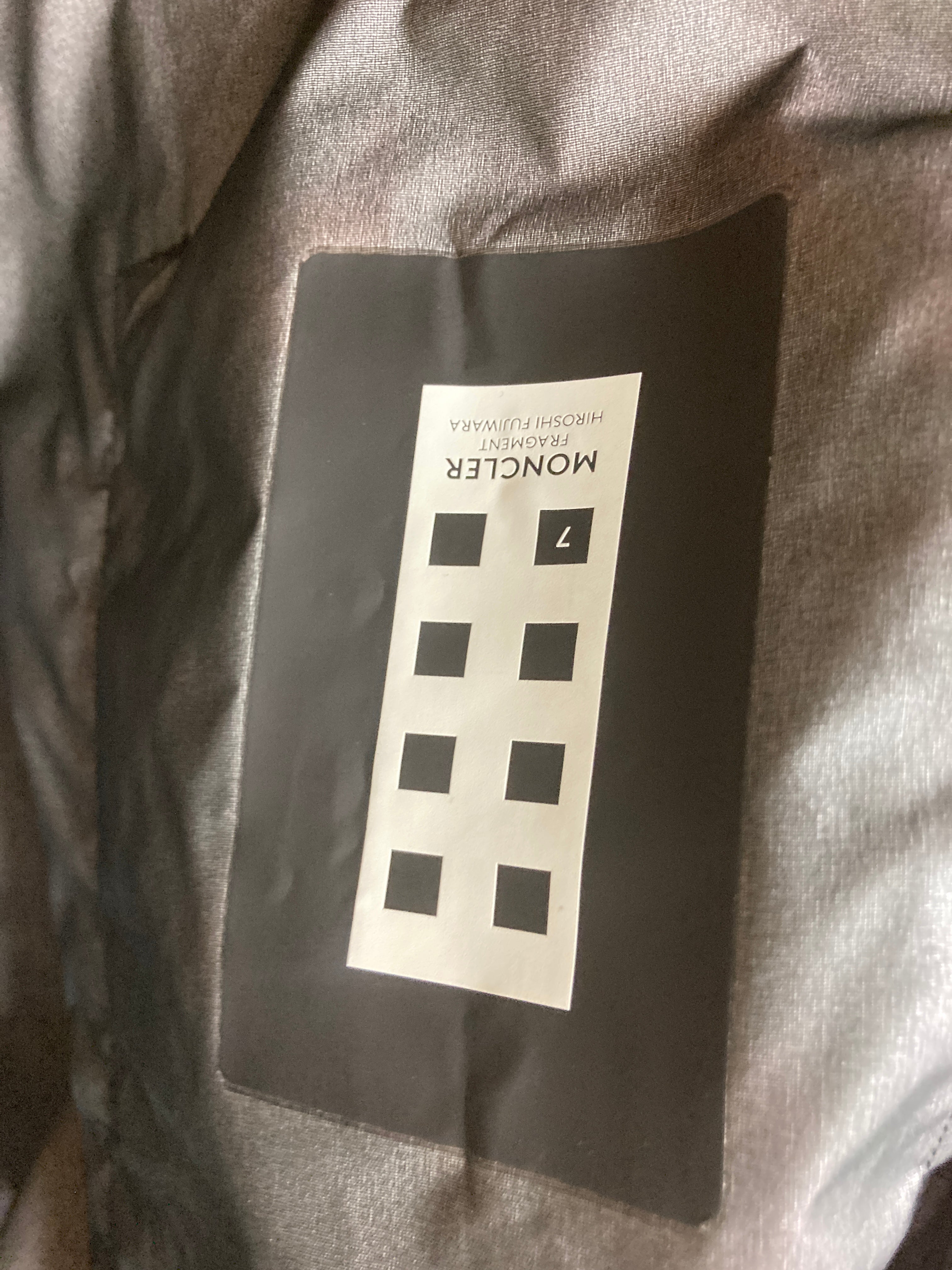 モンクレール フラグメント ダウンビート ナイロン コート