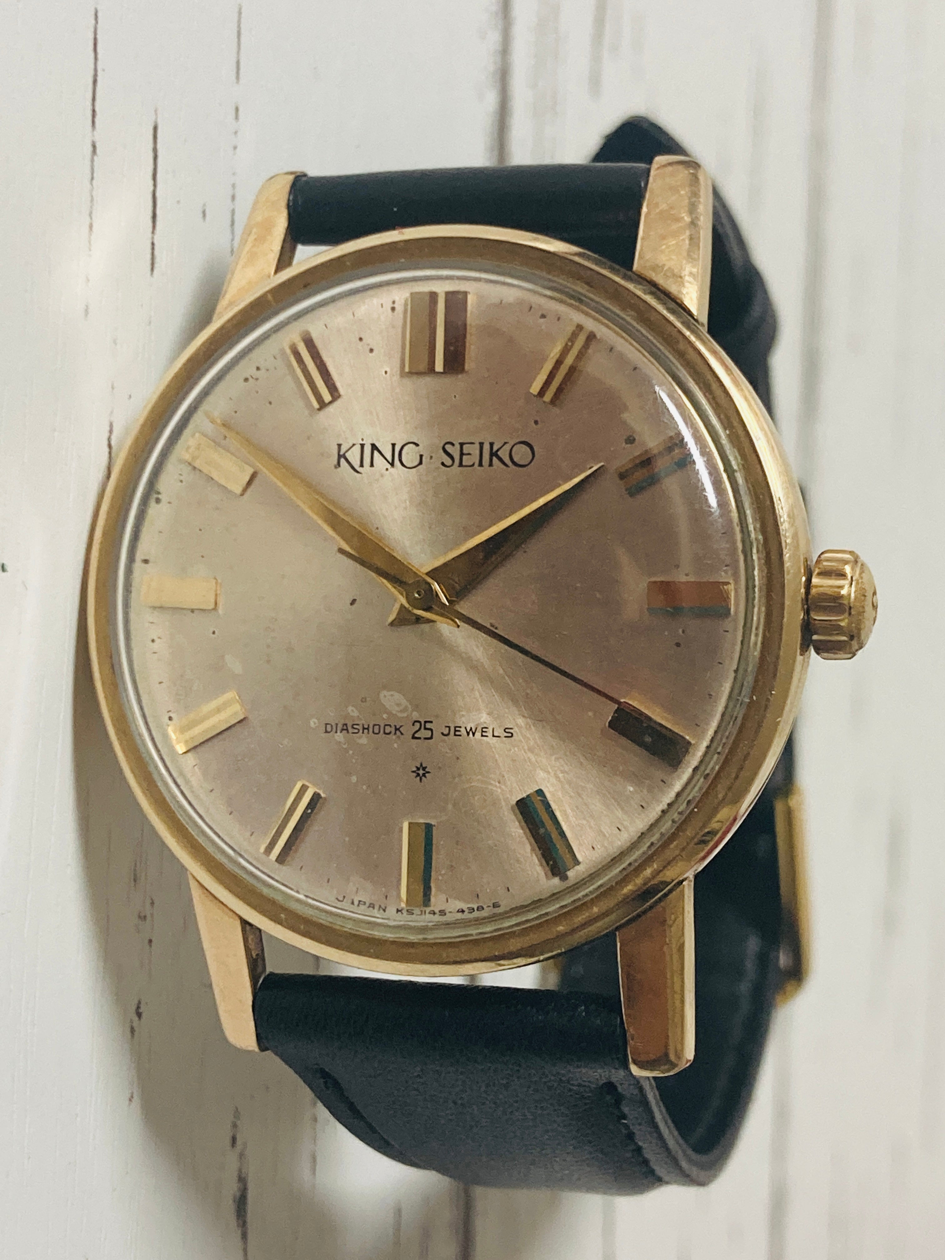 アンティークKING SEIKO ファーストモデル 25JEWELS - 腕時計(アナログ)