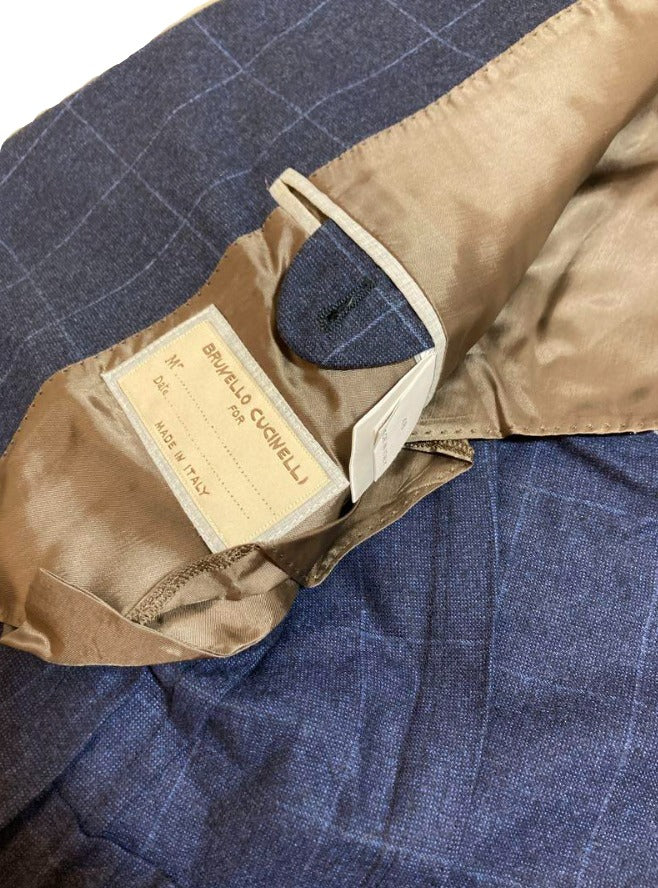 ブルネロクチネリ セットアップ スーツ ネイビー メンズ