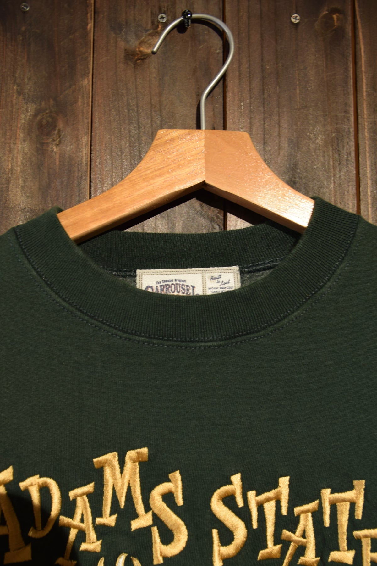 メンズヴィンテージ スウェット 【GARROUSEL TRADING Company】 Grizzlizes  グリーン