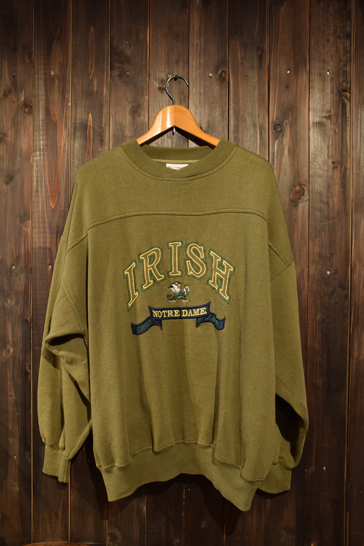 メンズヴィンテージ スウェット 【CRABLE SPORTSWEAR】 90's  IRISH グリーン