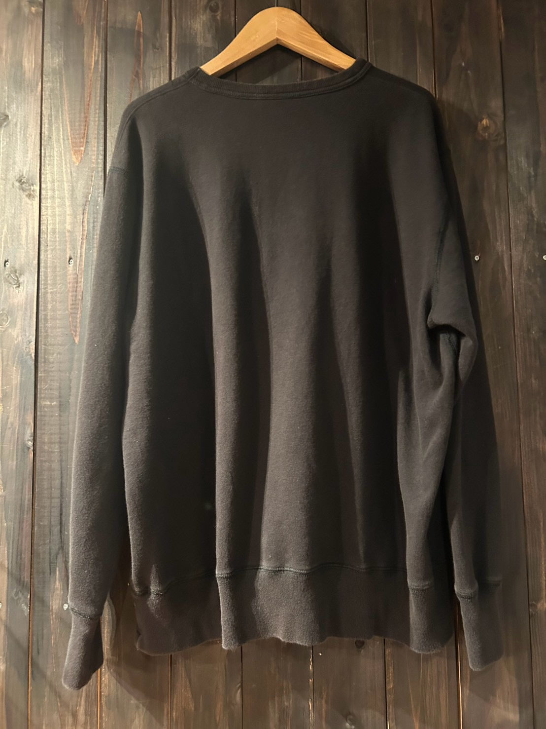 メンズヴィンテージ スウェット 【POLO JEANS】 アーチロゴ ブラック
