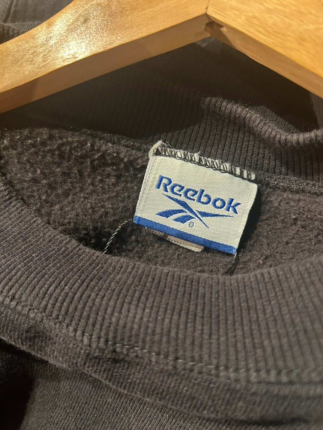 メンズヴィンテージ スウェット 【Reebok】 90’s 無地 ブラック